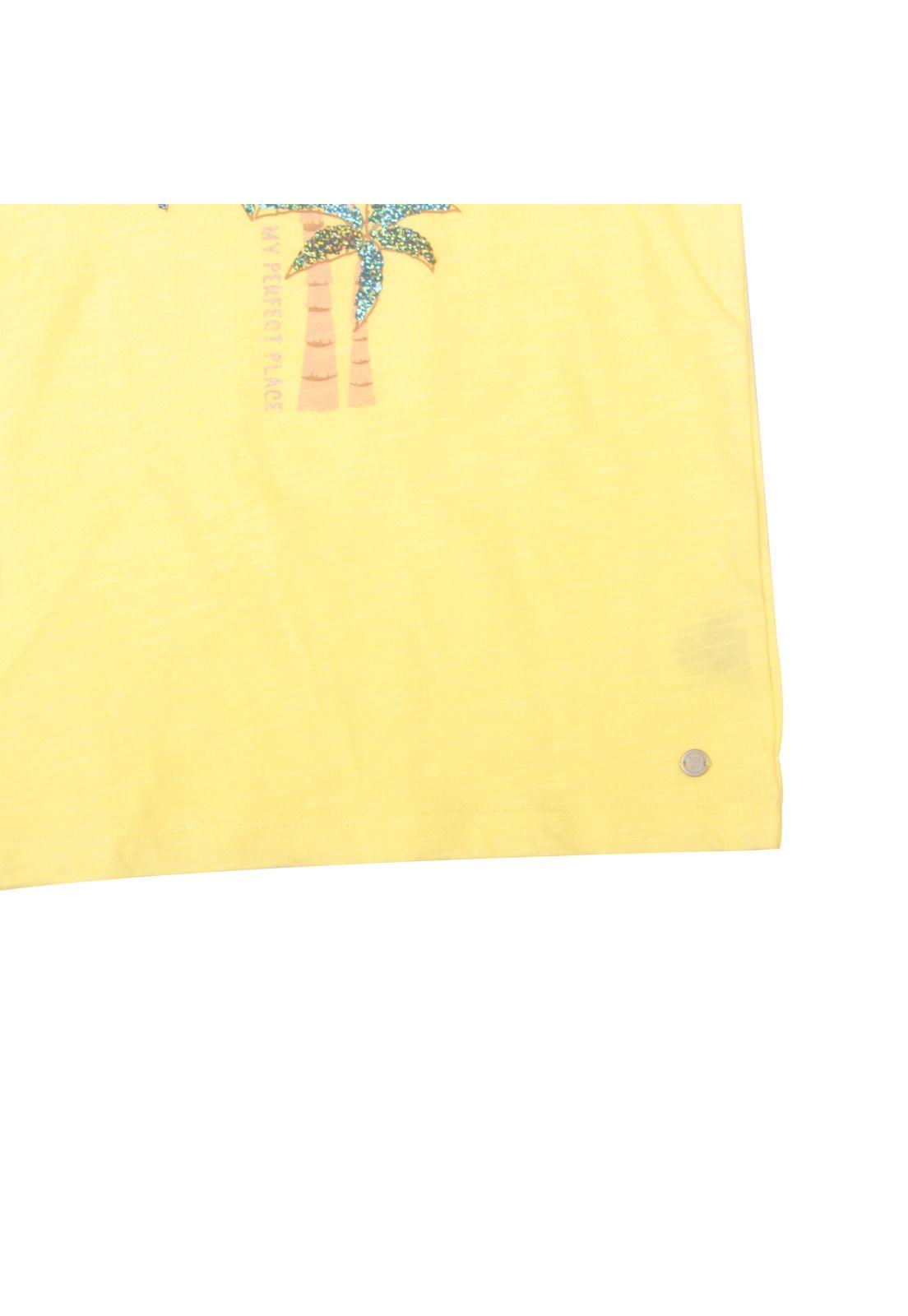 Polera Niña Amarillo Pillin-3