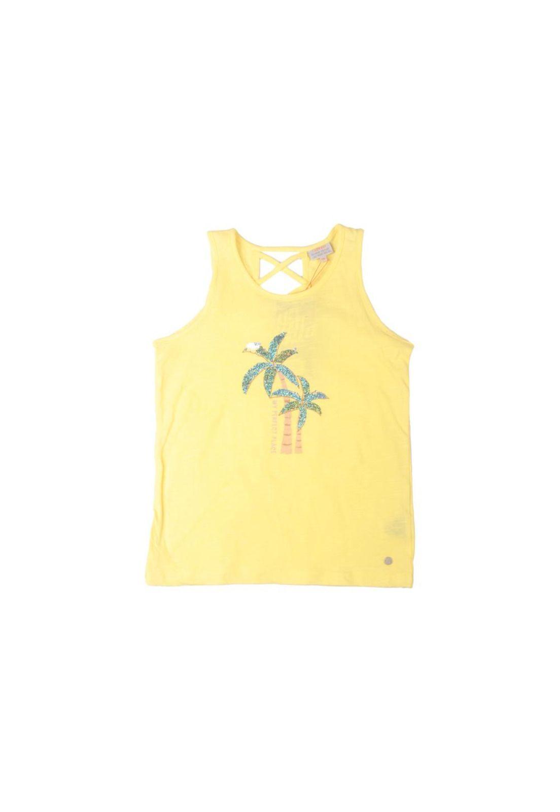 Polera Niña Amarillo Pillin-0