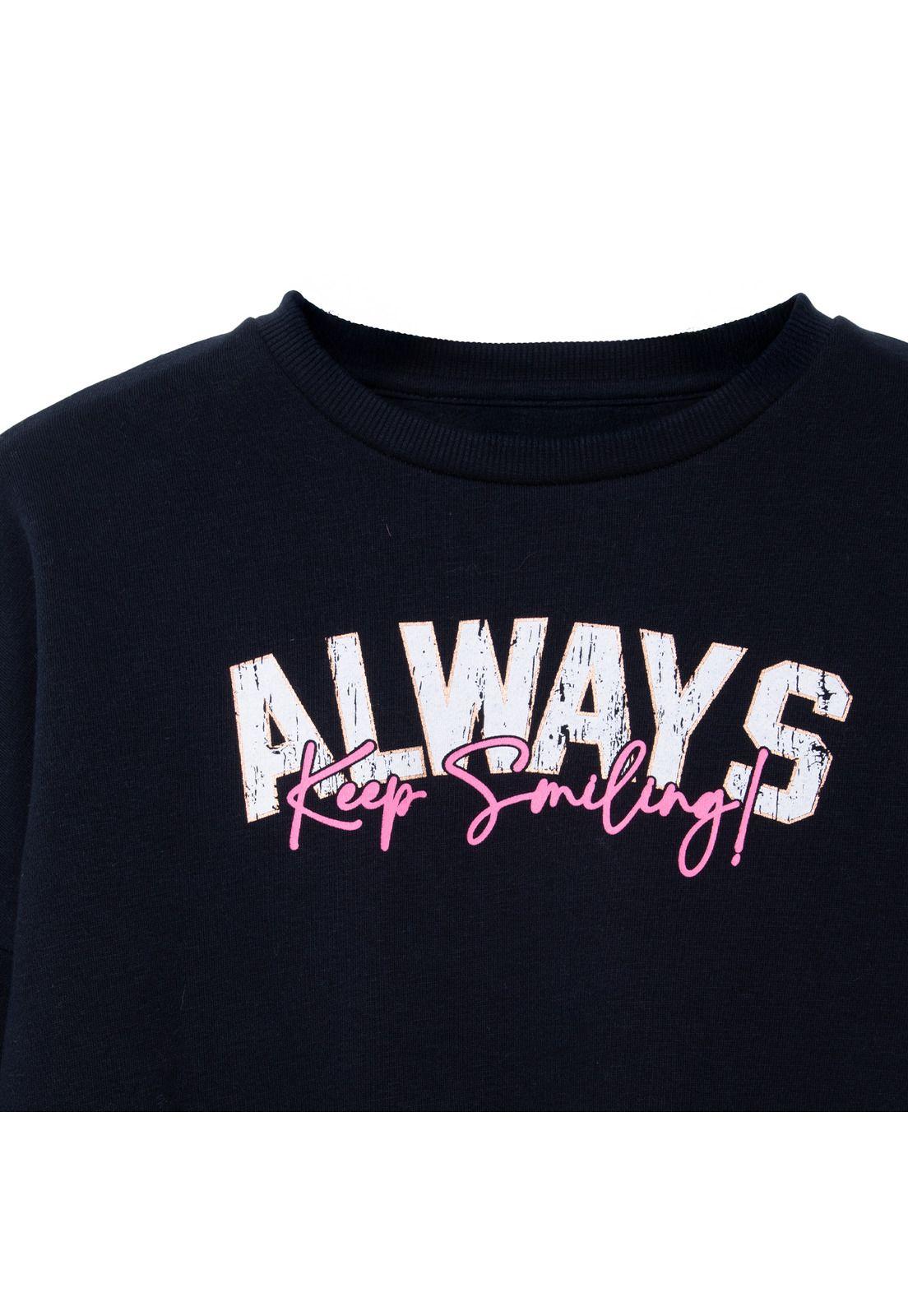 Polerón  Negro Niña Pillin (TVD508-26NEG)-2