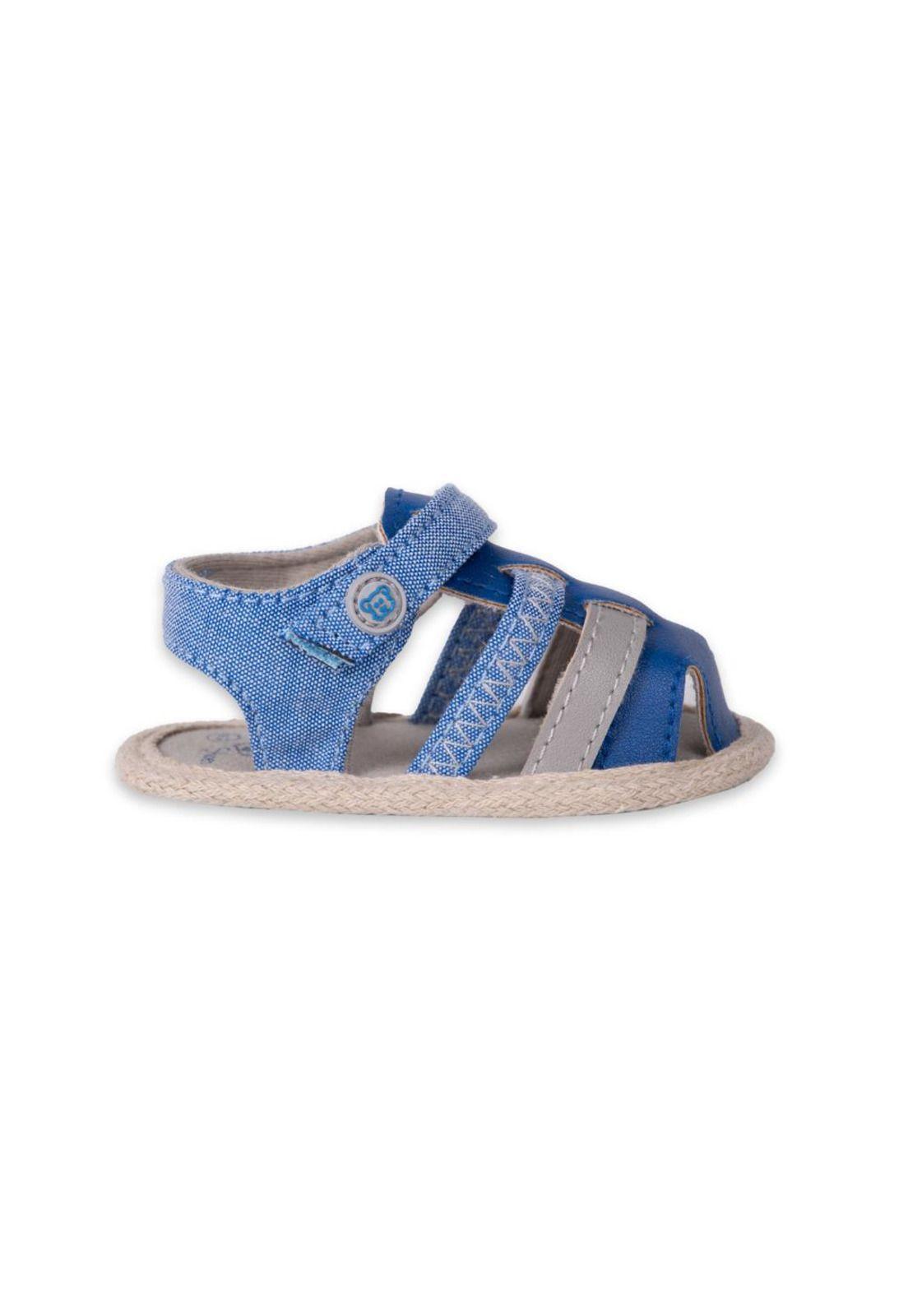 Sandalias Bebe Niño Azul Pillin-2