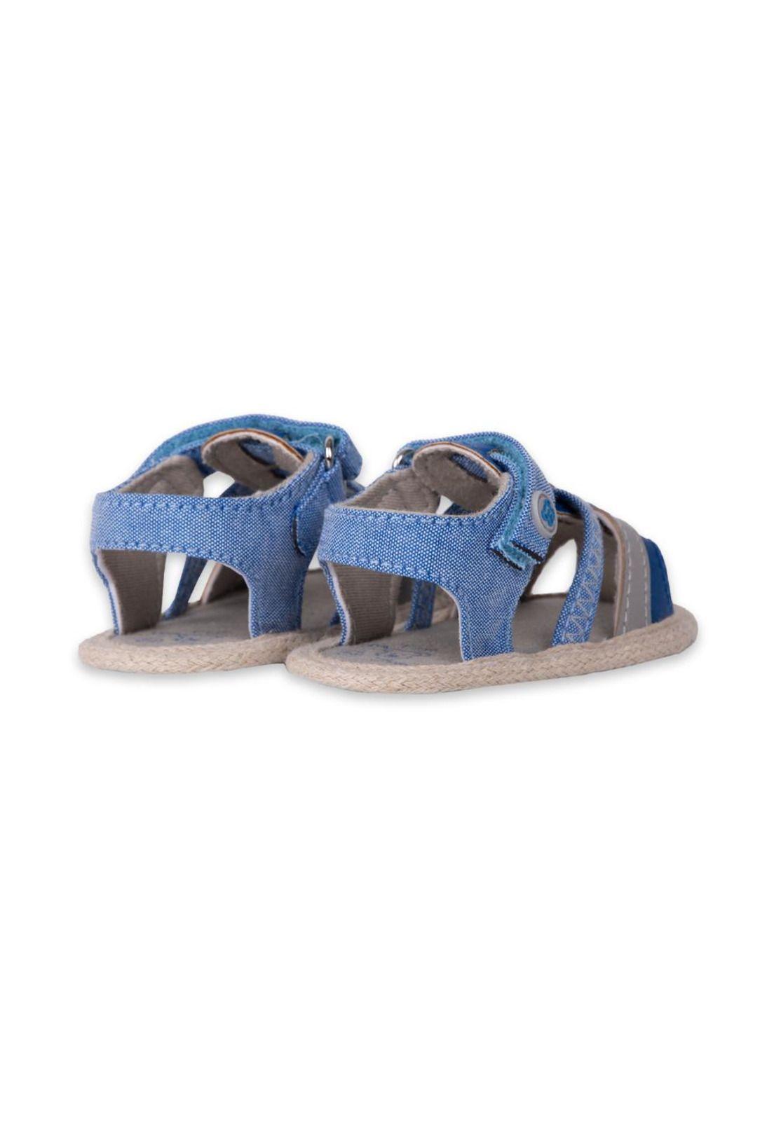 Sandalias Bebe Niño Azul Pillin-3