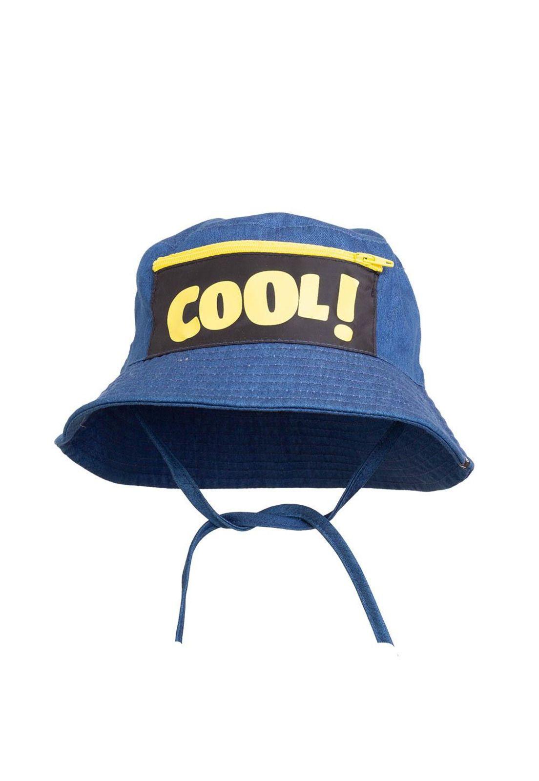 Gorro Con Bolsillo Y Cierre Niño Denim Pillín-0