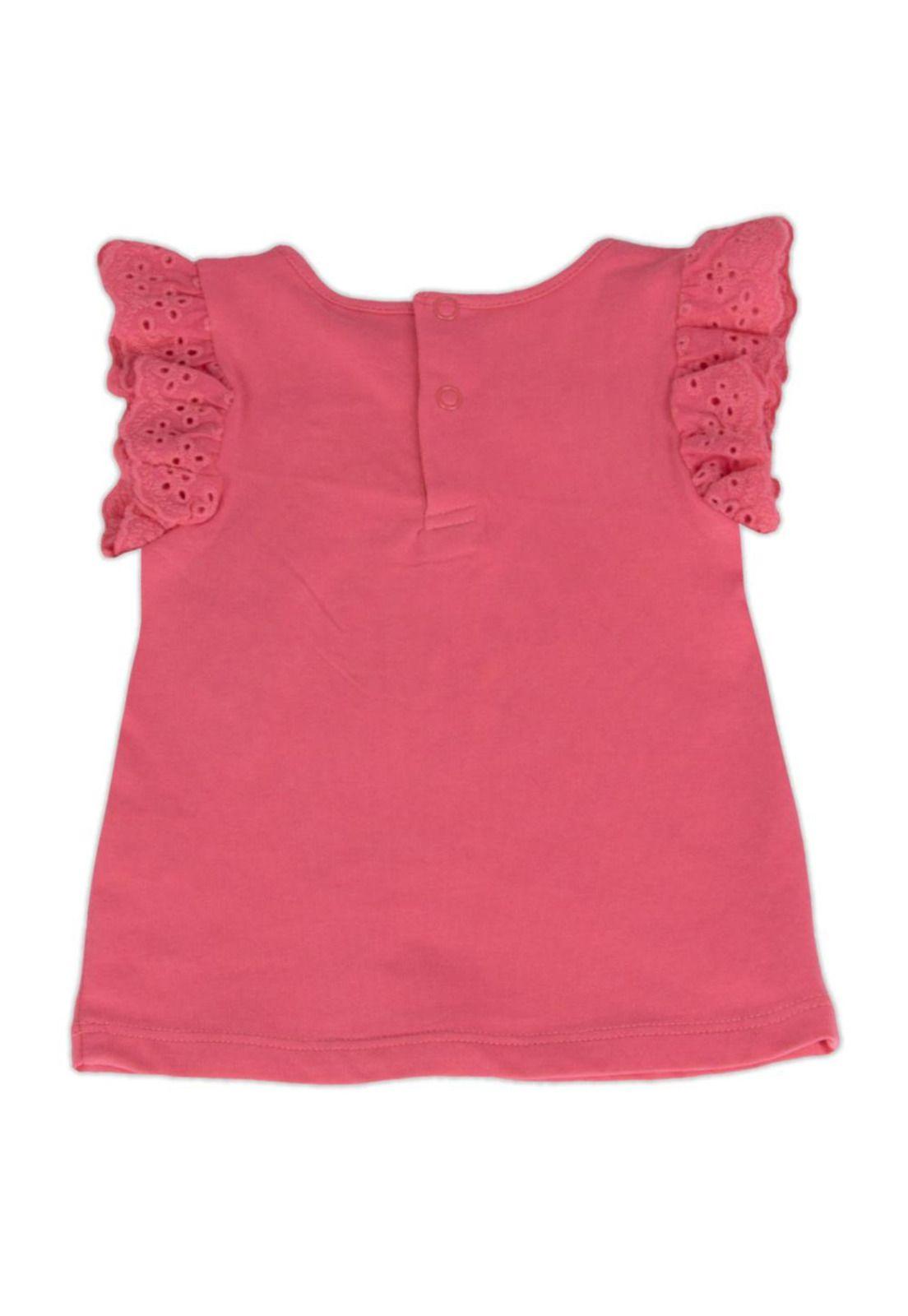 Polera Bebe Niña Fucsia Pillin-2