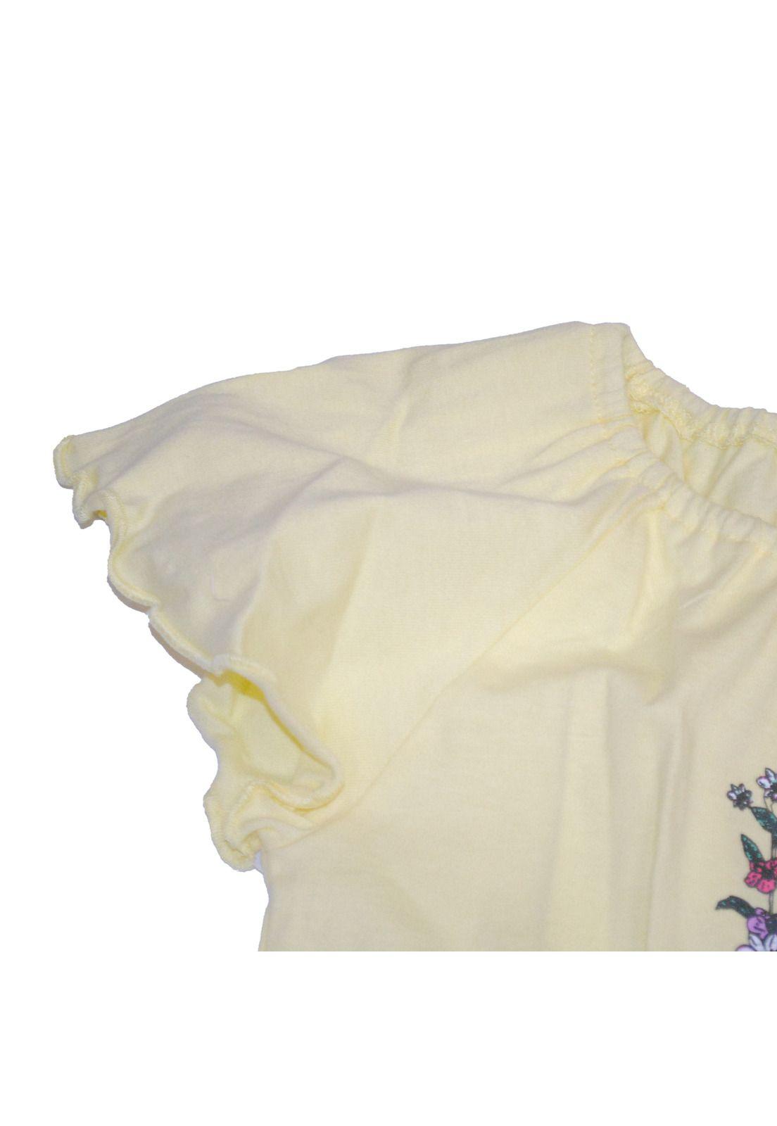 Polera Niña Amarillo Pillin-3