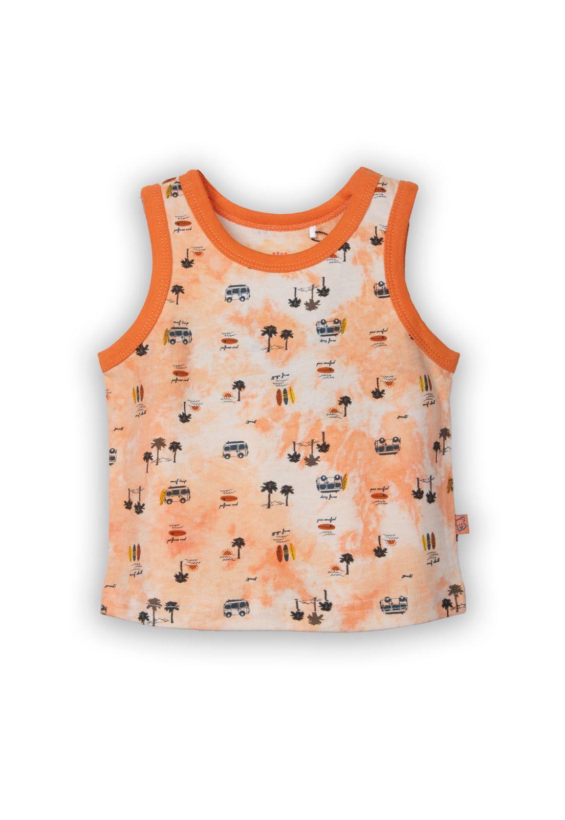 Polera  Niño Naranjo Pillin (PVC660-25NAR3M)-0