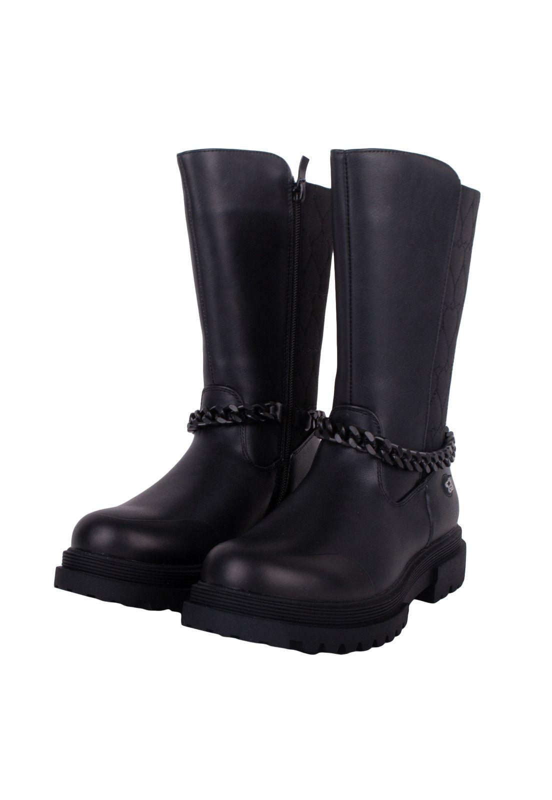 Bota Niña Negro Pillin-0