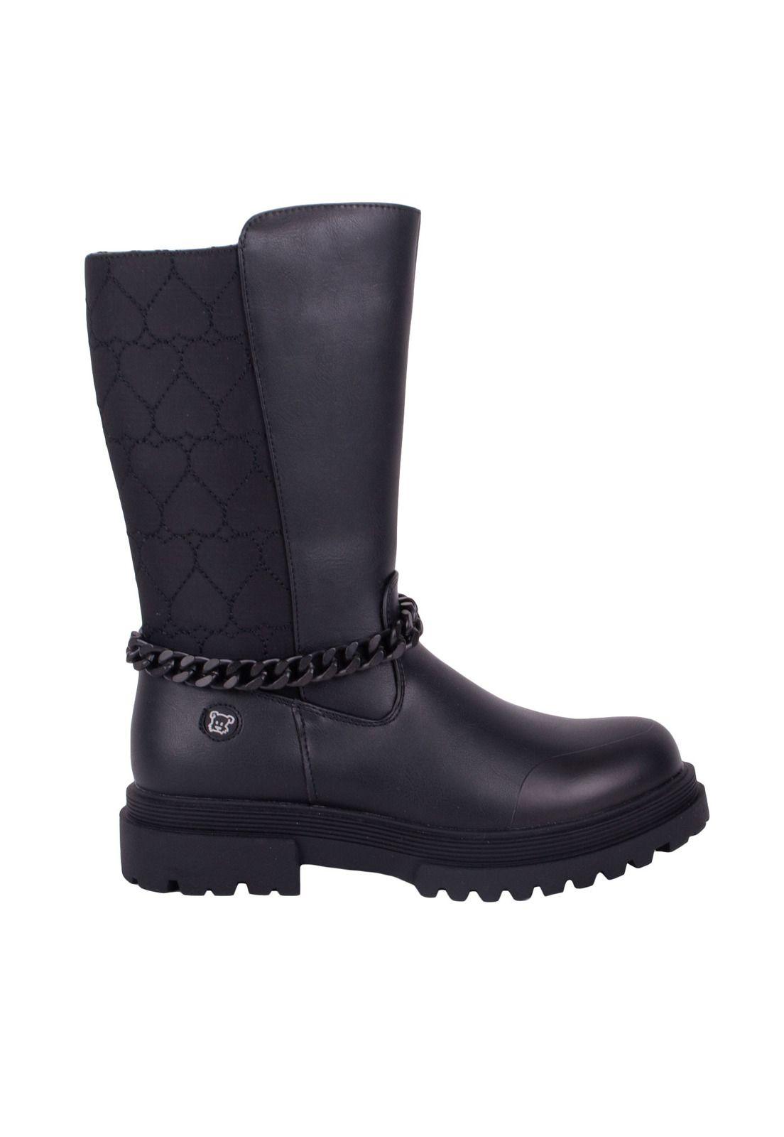 Bota Niña Negro Pillin-2