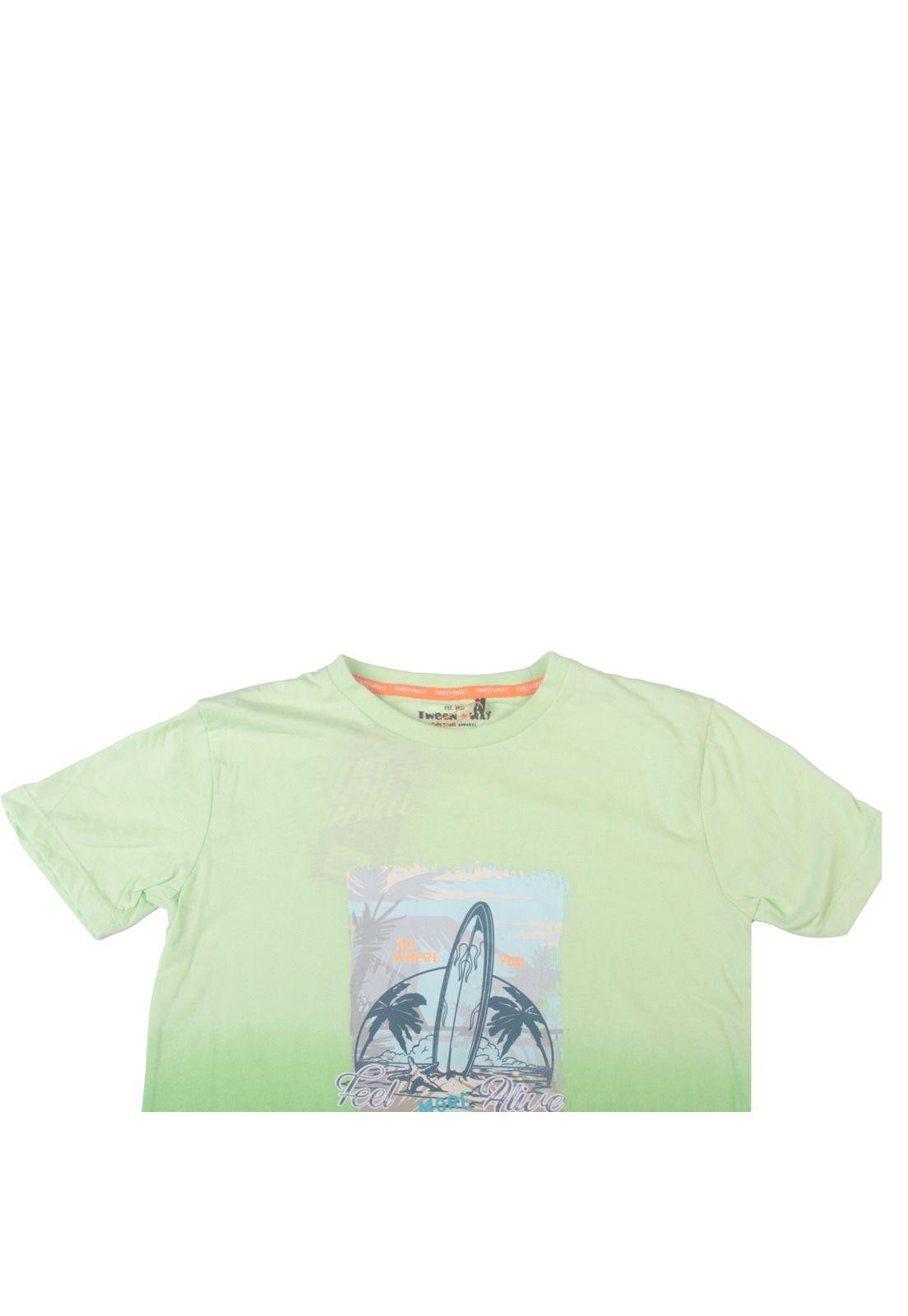 Polera Niño Verde Pillin-2
