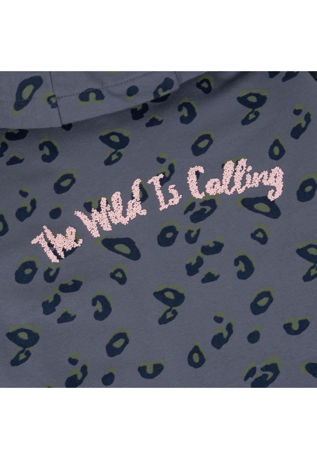 Polerón Niña Azul petróleo Pillin-1