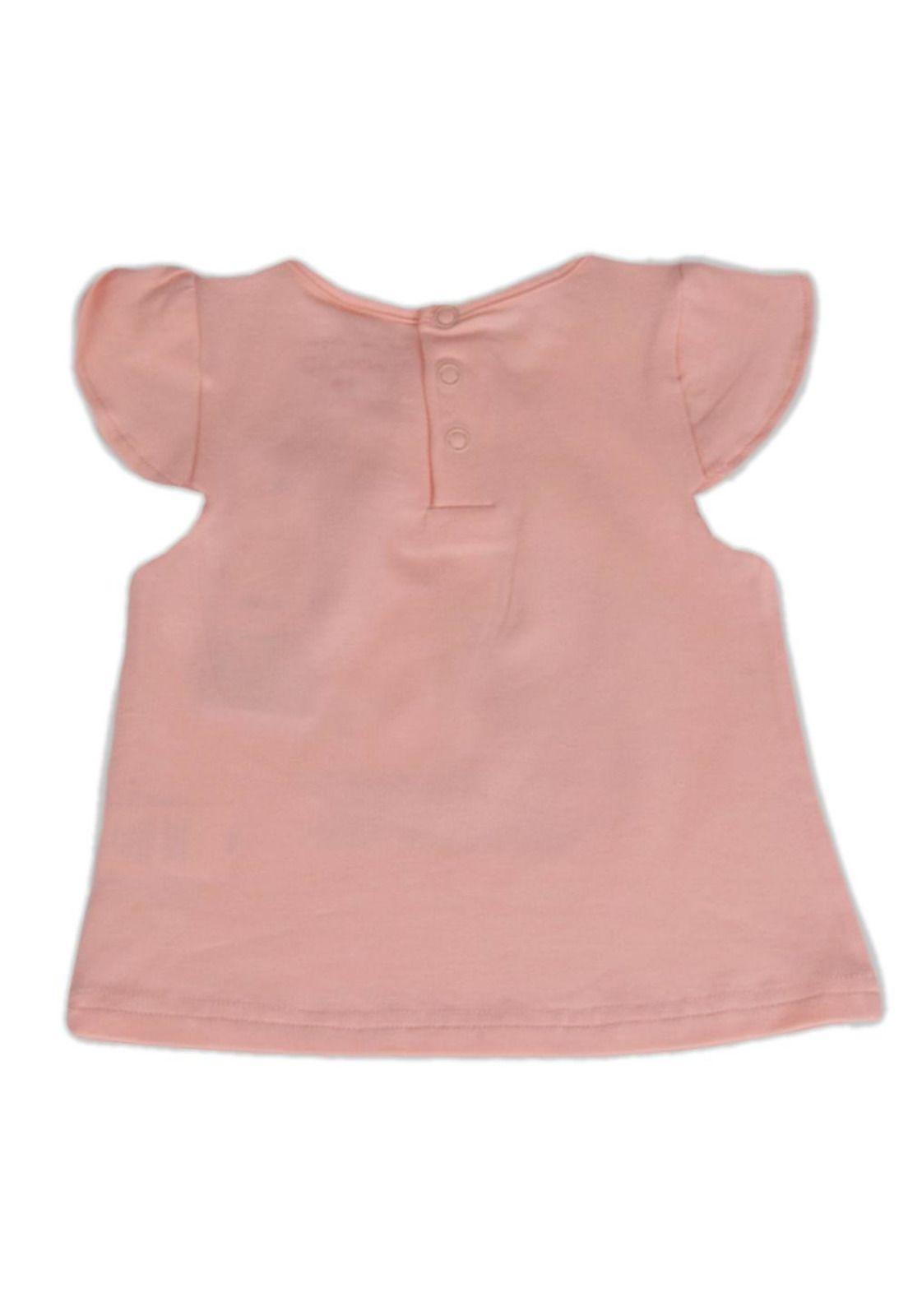Polera Bebe Niña Naranja Pillin-2