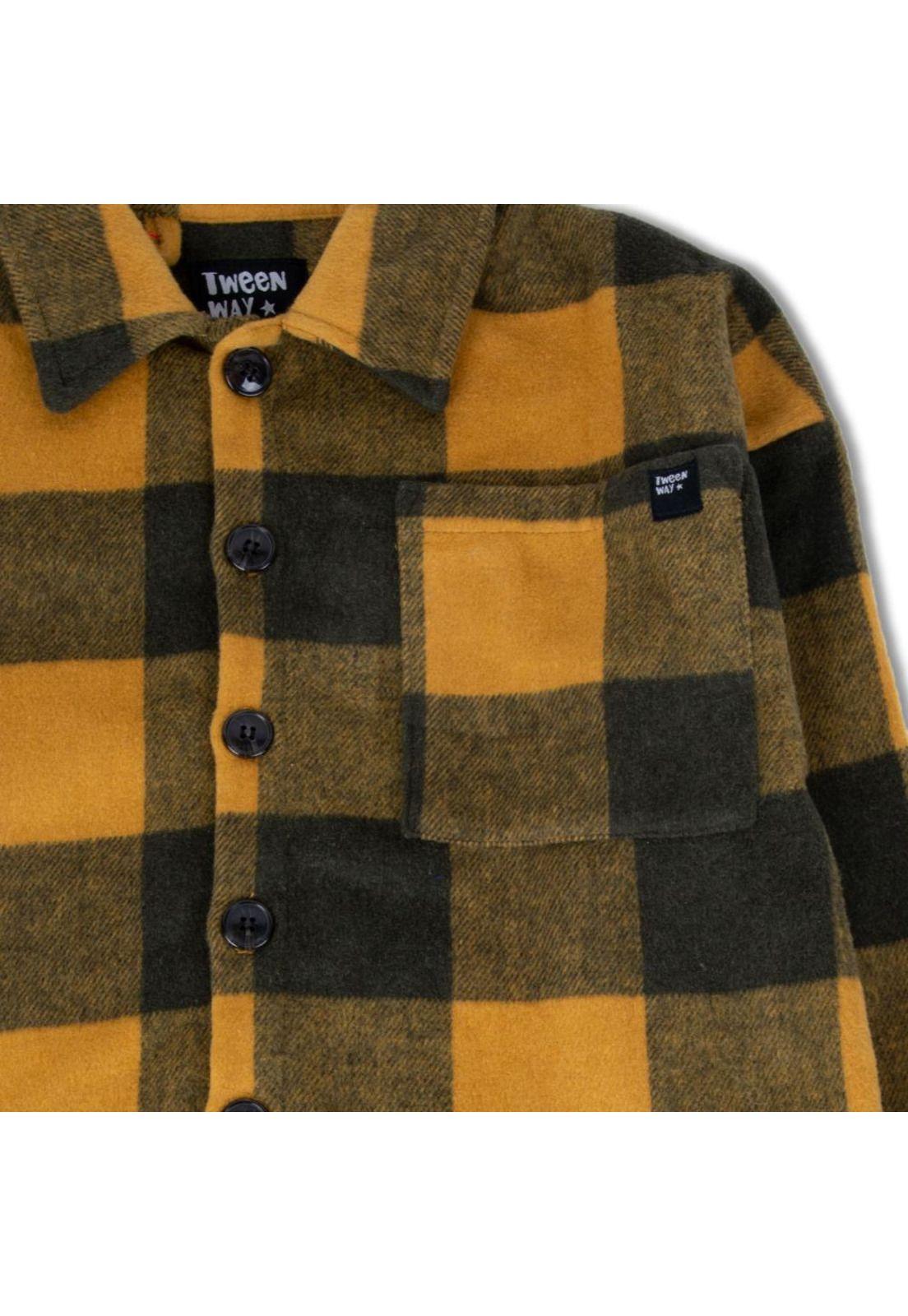 Camisa Niño Mostaza Pillin-1