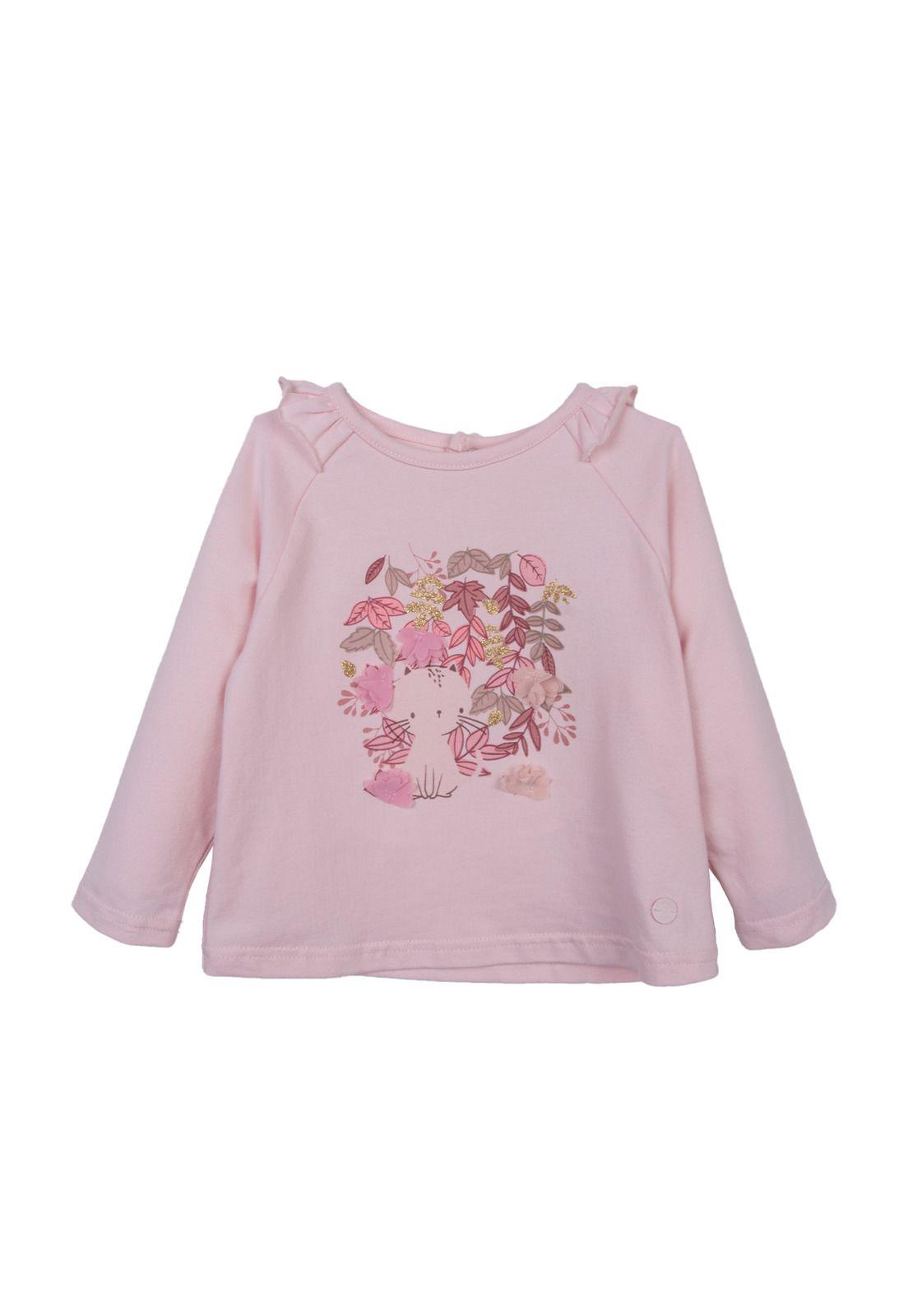 Polera  Pillin Rosado Niña (PVD615-26ROS)-0