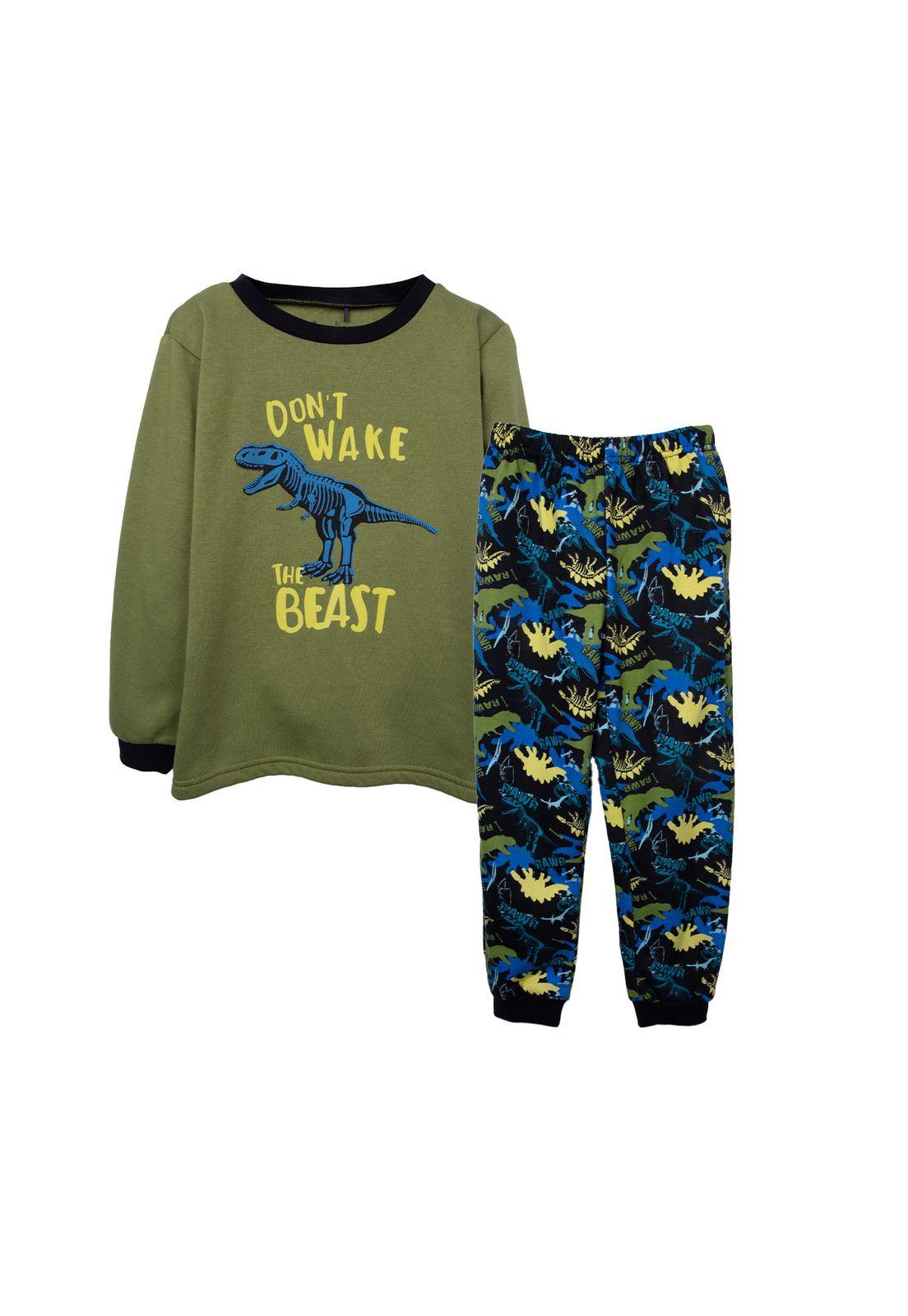 Pijama  Verde Niño Pillin (PVD404-26VER)-0