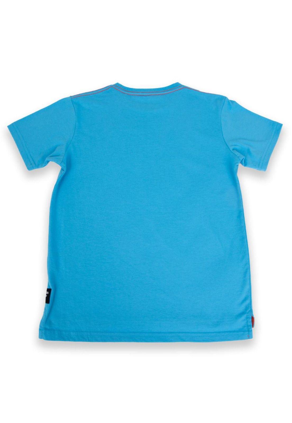 Polera Niño Turquesa Pillin-2