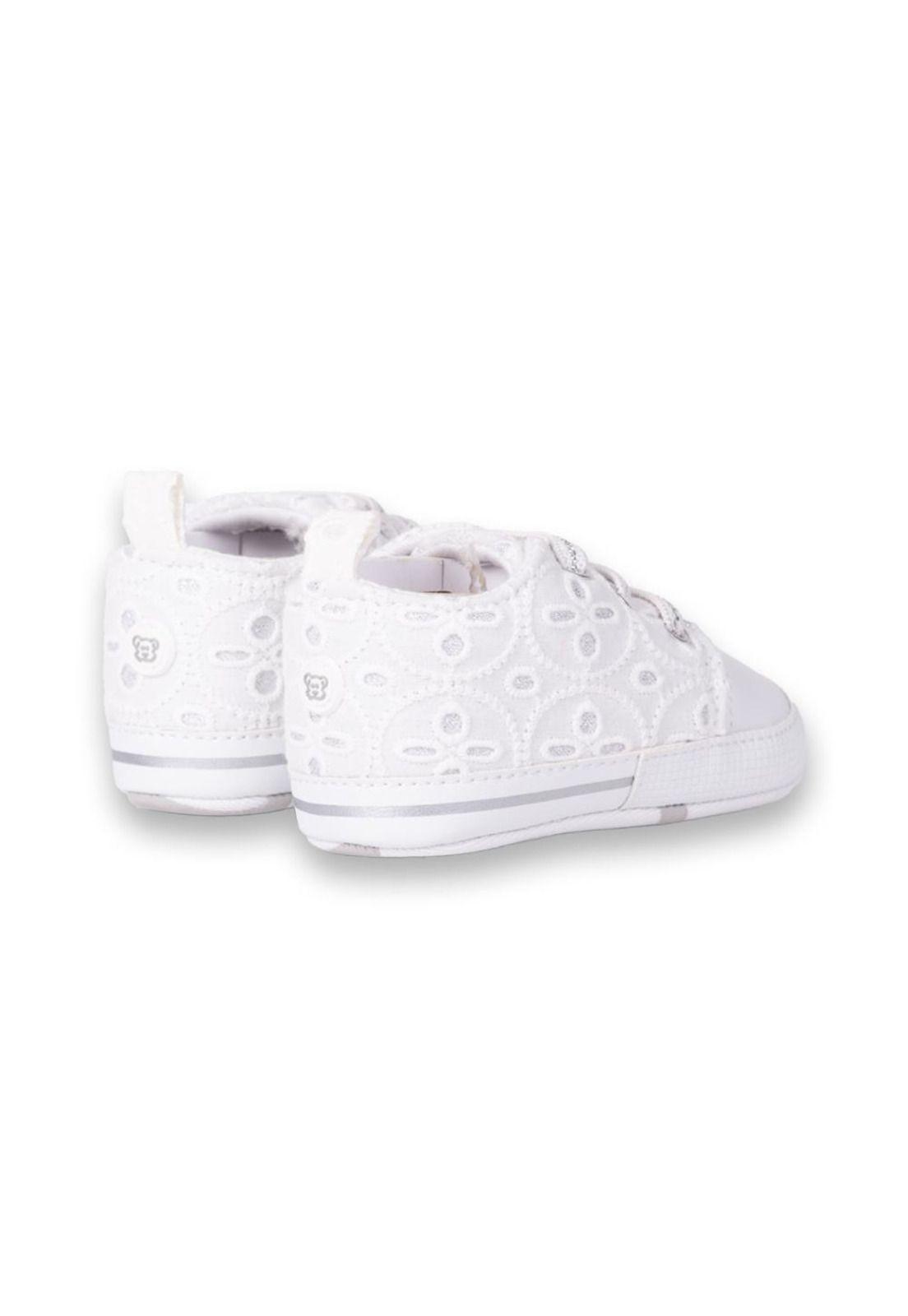 Zapatillas Bebe Niña Blanco Pillin-2