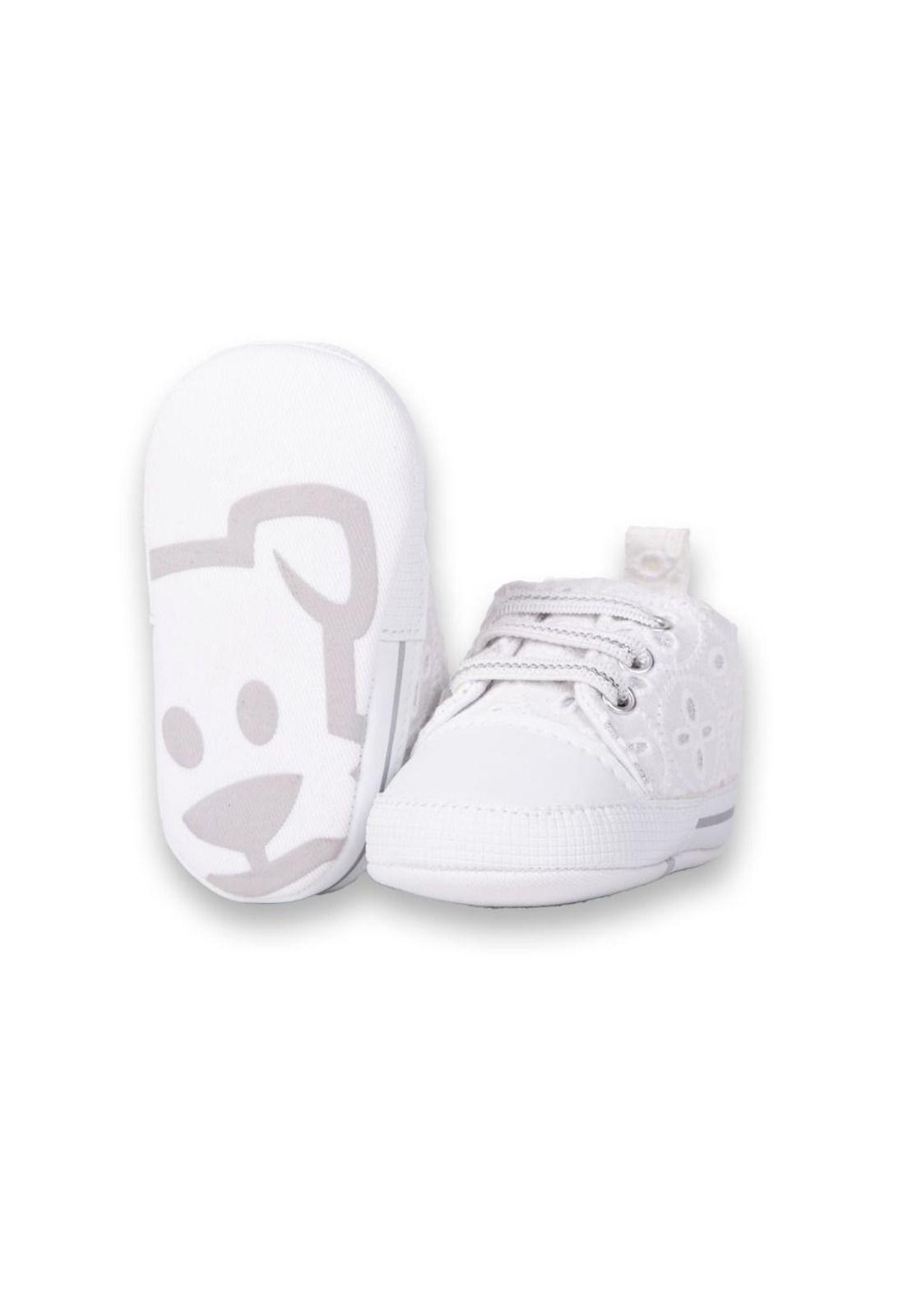 Zapatillas Bebe Niña Blanco Pillin-3
