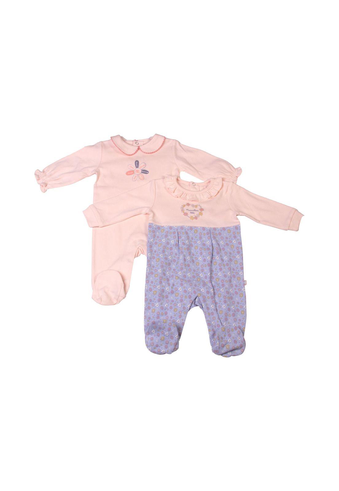 Set 2 Pzas Osito Niña Multicolor Pillin-1