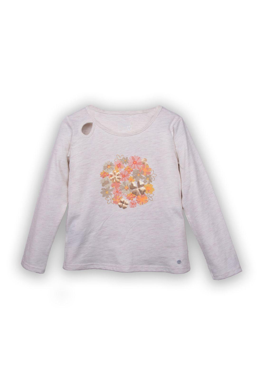 Polera Niña Melange Pillin (PVC615-25MLG2)-0