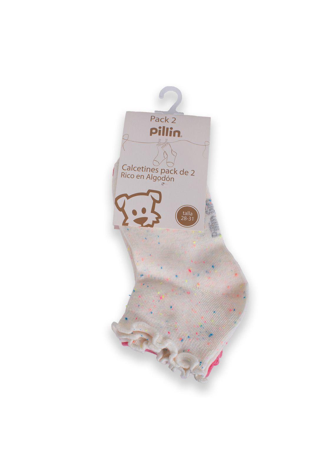 Calcetín Niña Multicolor Pillin-1