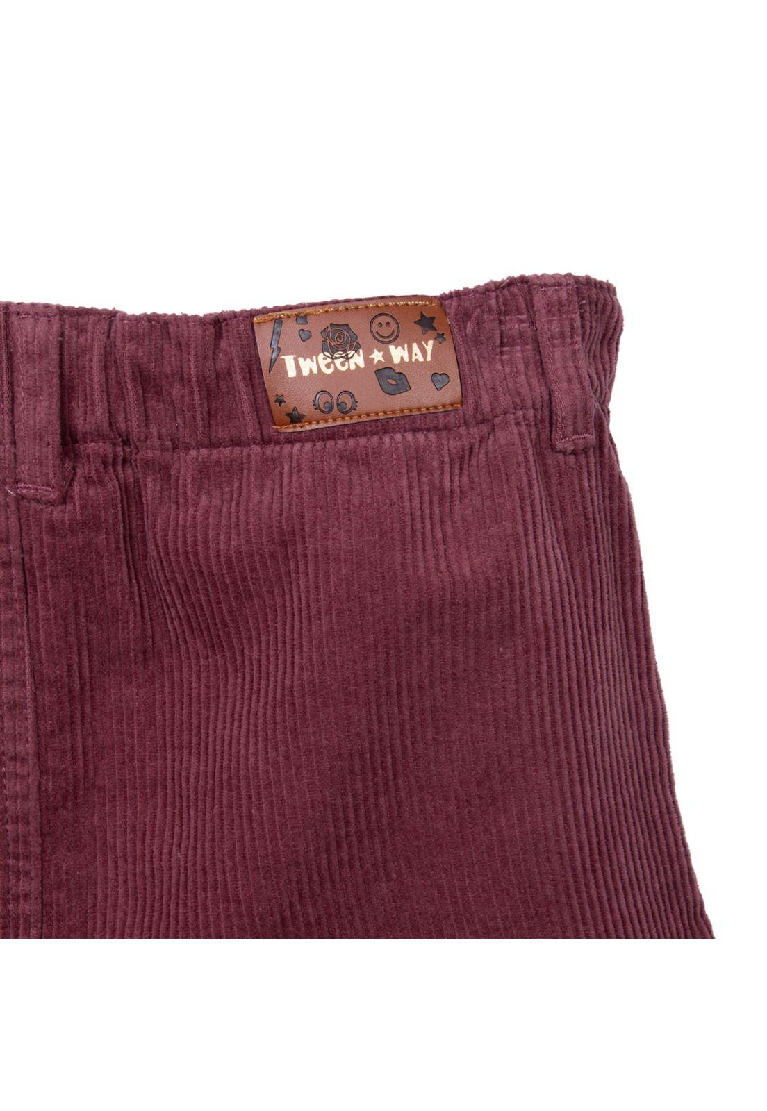 Falda  Rojo Niña Pillin (TVD818-26BUR)-3