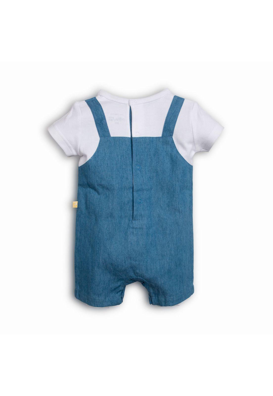 Mameluco Recién Nacido  Denim Pillin (PVC228-25DEN)-2
