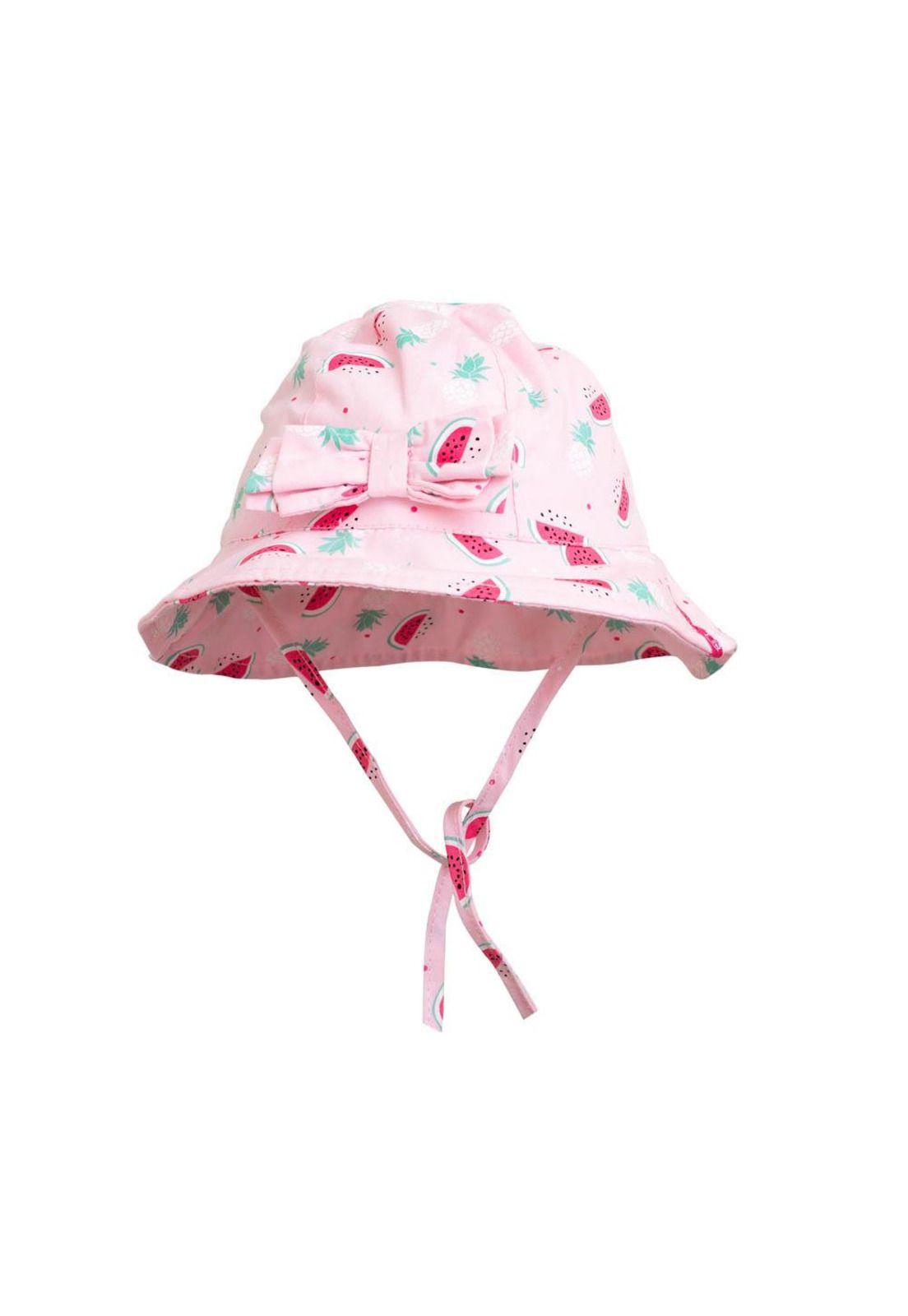 Gorro Sandía Y Frutilla Niña Rosado Pillin-0