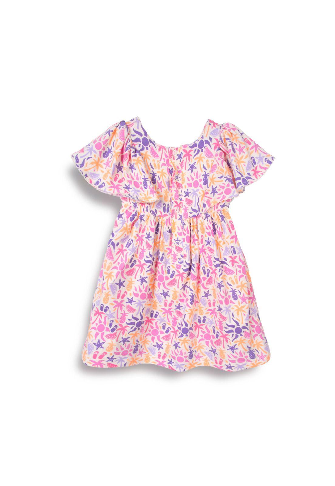 Vestido  Niña Blanco Pillin (PVC613-25BCO)-1