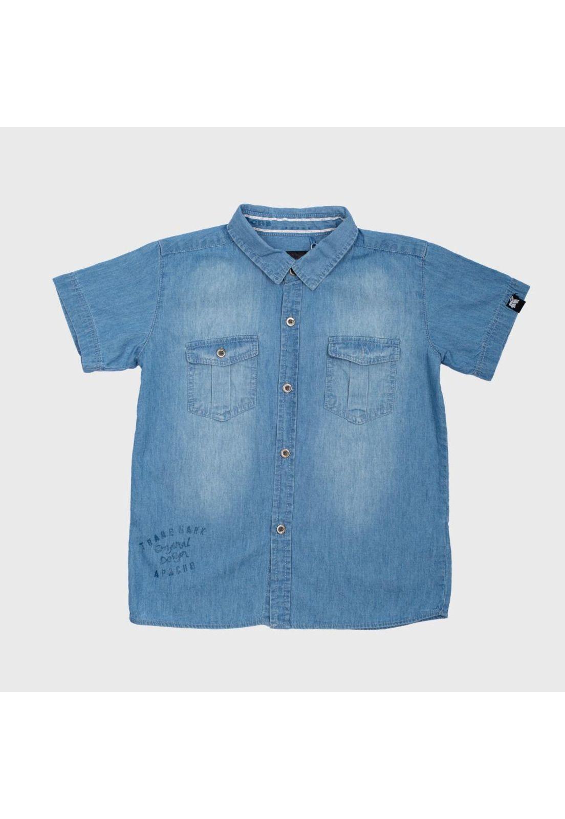 Camisa Mezclilla Niño Denim Pillin-0