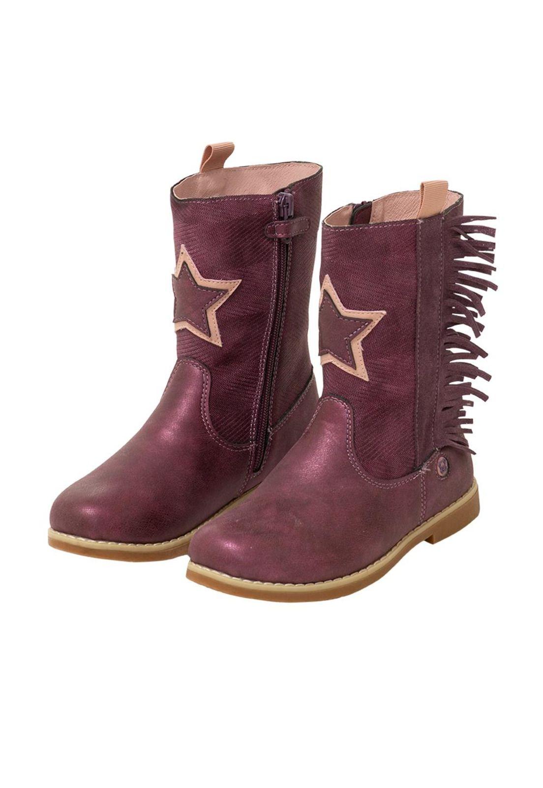 Bota Niña Morado Pillin-0