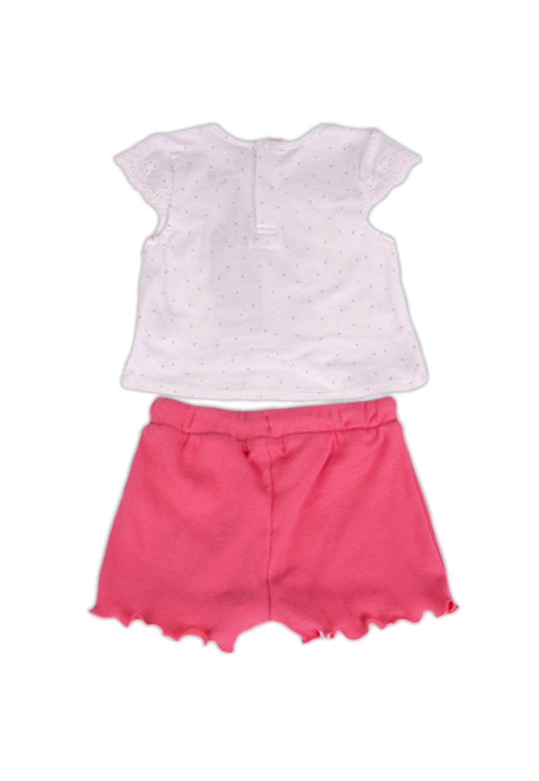 Conjunto Bebe Niña Fucsia Pillin-3