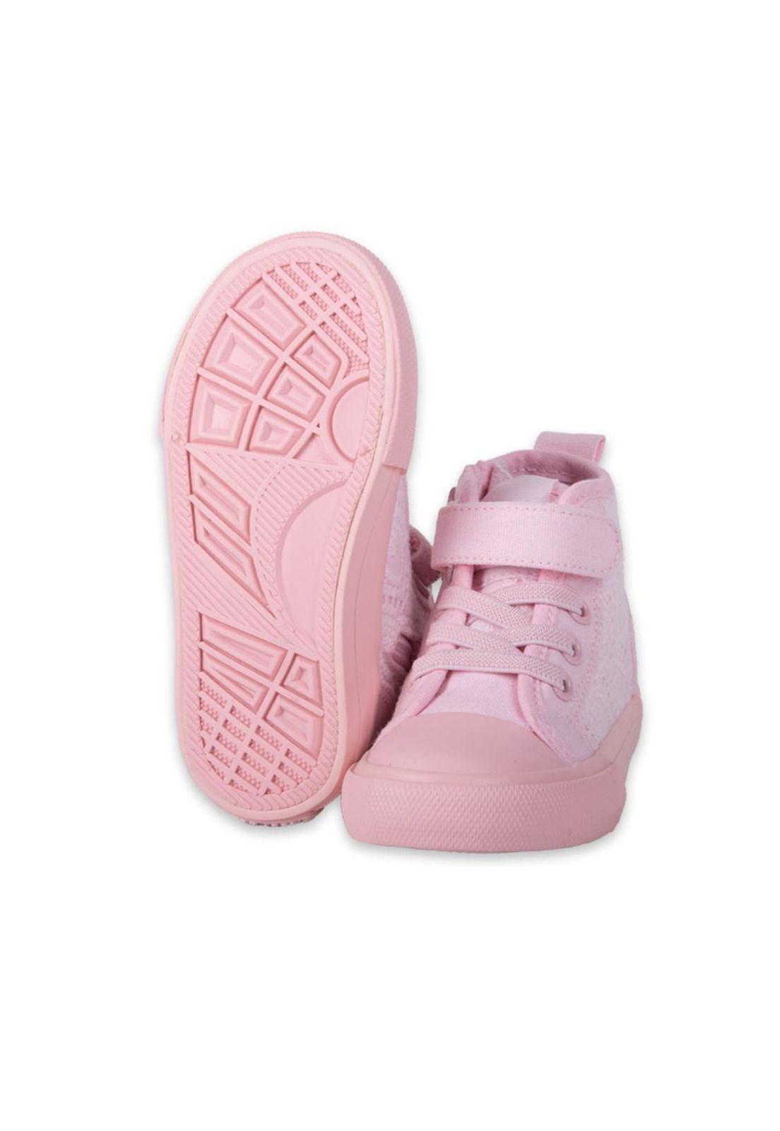 Zapatillas Bebe Niña Palo rosa Pillin-1