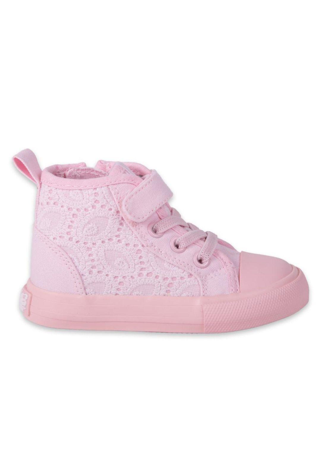 Zapatillas Bebe Niña Palo rosa Pillin-2