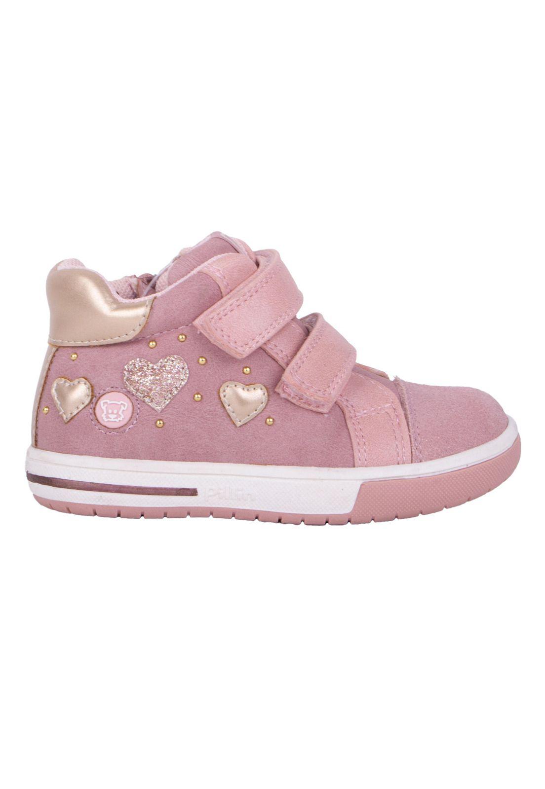 Zapatillas Bebe Niña Rosado Pillin-2