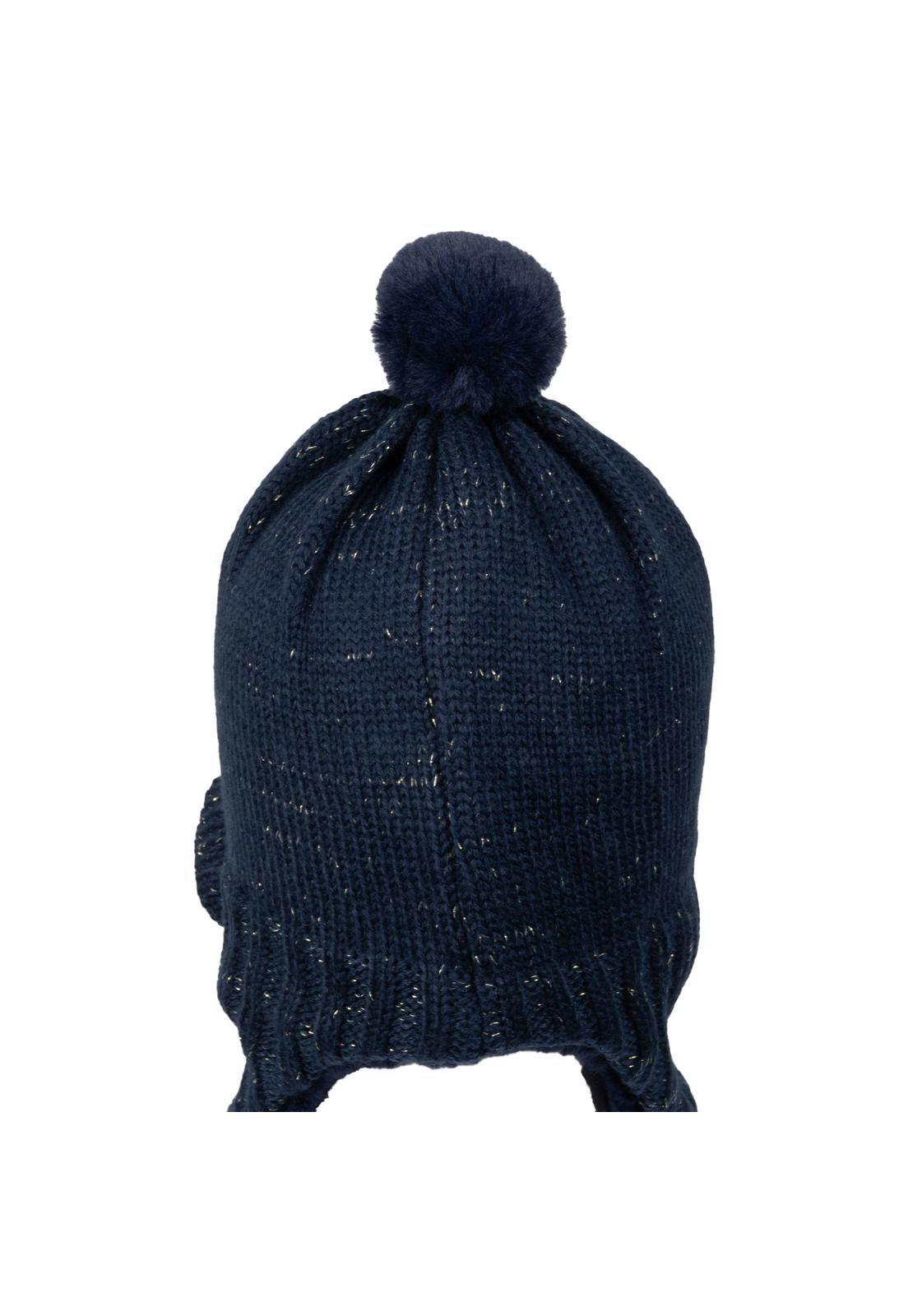 Gorro Bebé Niña Azul marino Pillin-2