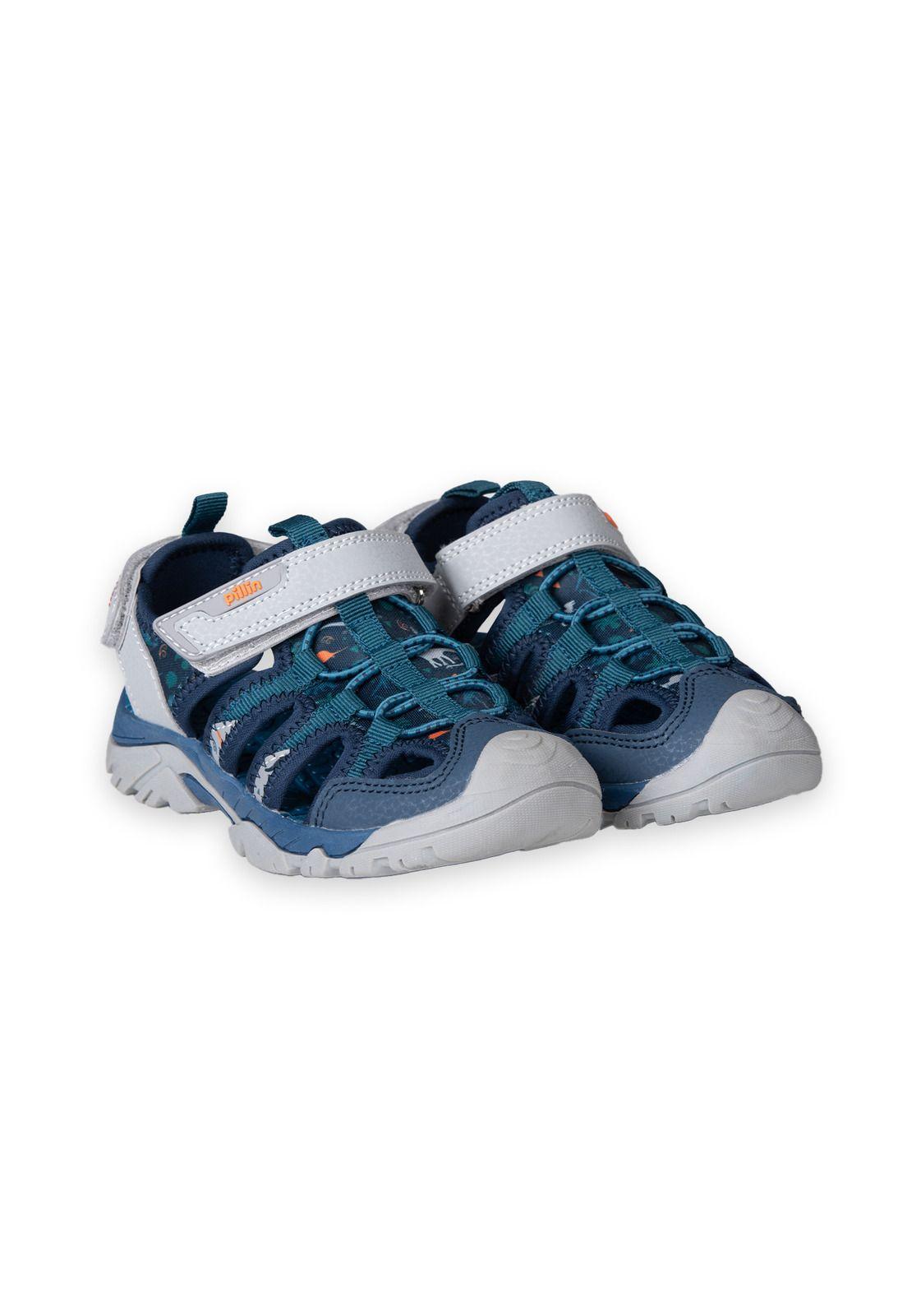 Sandalias Bebe Niño Petroleo Pillin (PZC428-25PET )-0