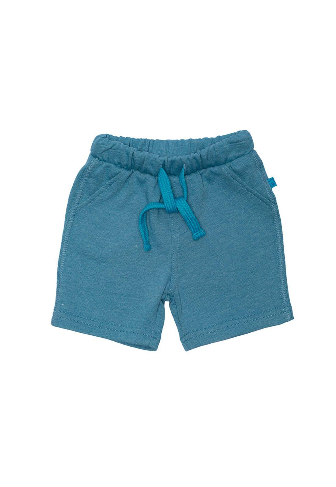 Bermuda Bebe Niño Azul Pillin-1