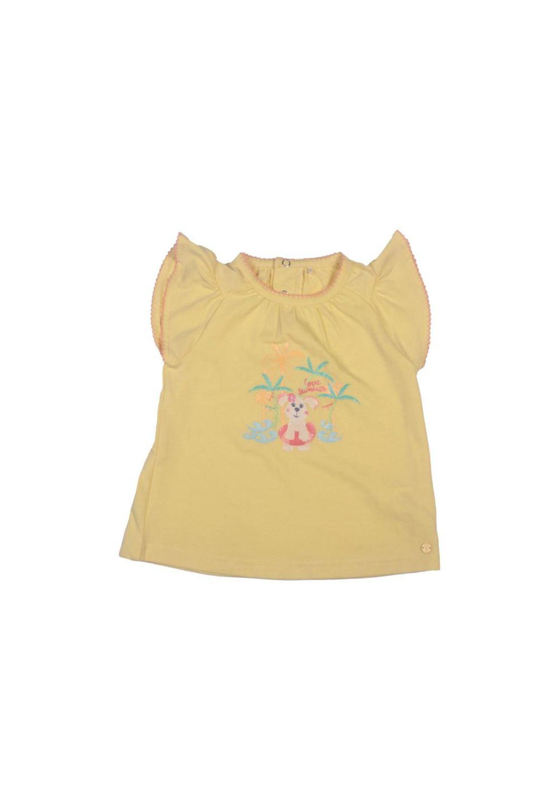 Polera Bebe Niña Vainilla Pillin-0