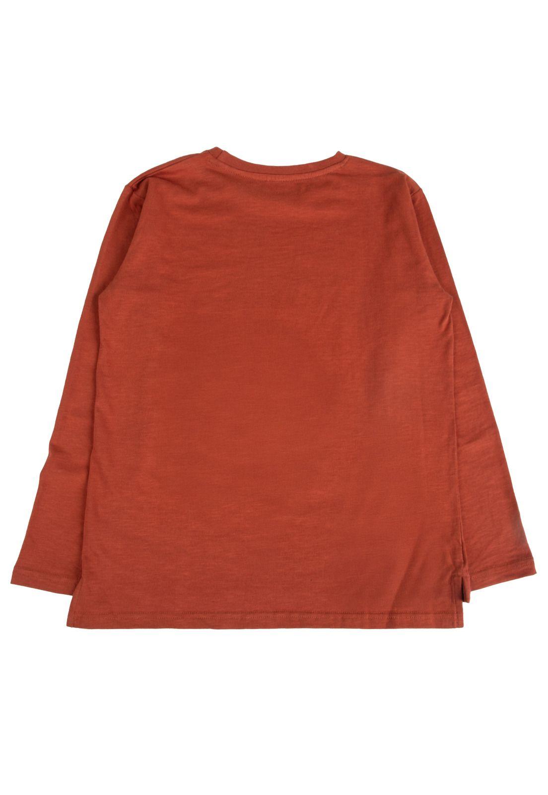 Polera Niño Ladrillo Pillin (TVB605-25LAD )-2