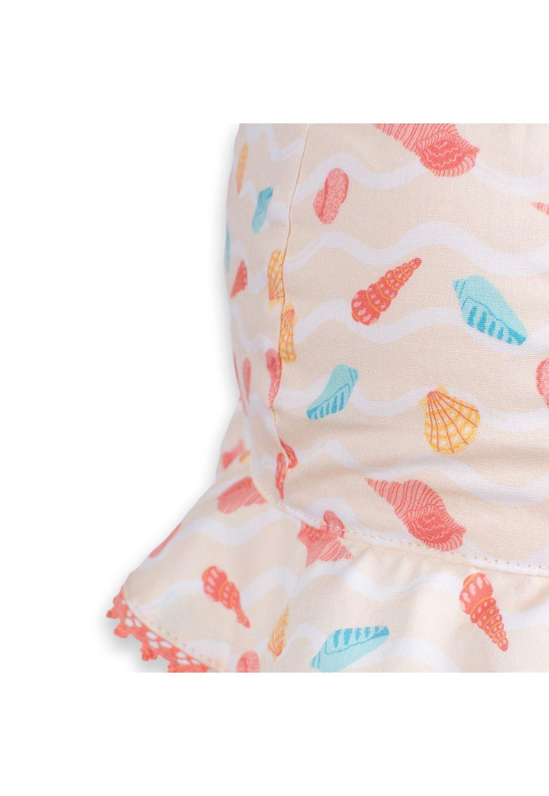 Gorro Bebé Niña Crema Pillin-2
