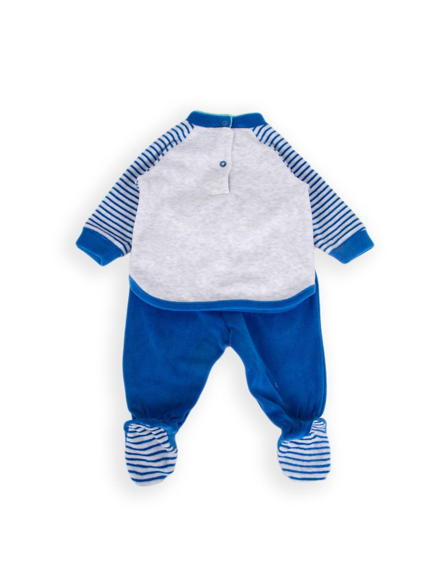 Conjunto Bebé Niño Azul eléctrico Pillin (PVA313-24AZR)-3