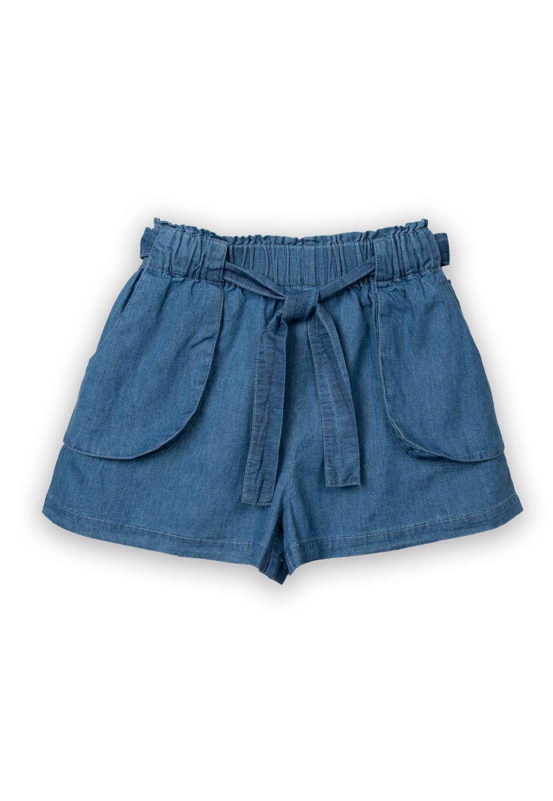 Short Niña Azul Pillin (TVC713-25AZU6)-0