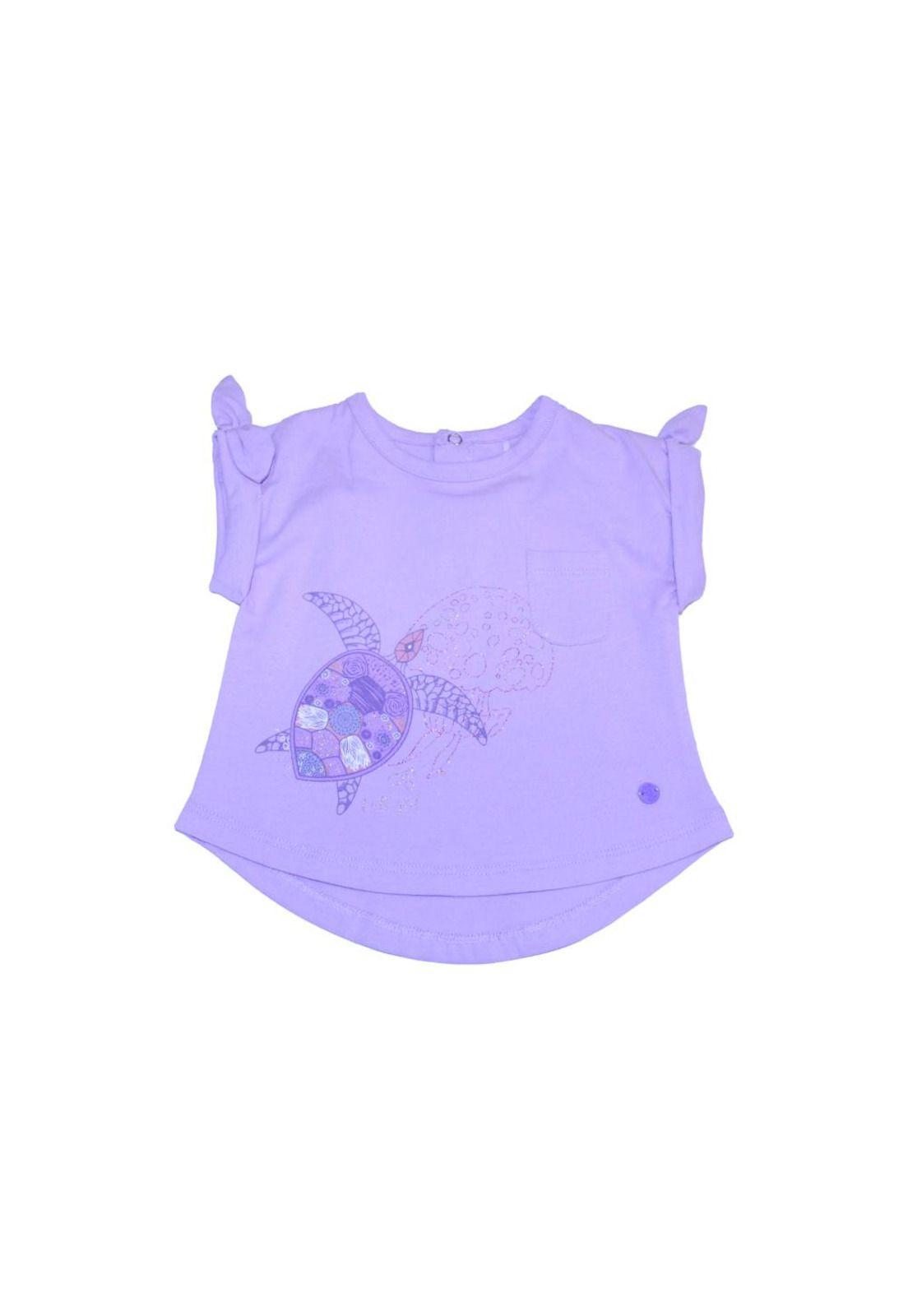 Polera Bebe Niña Lavanda Pillin-0