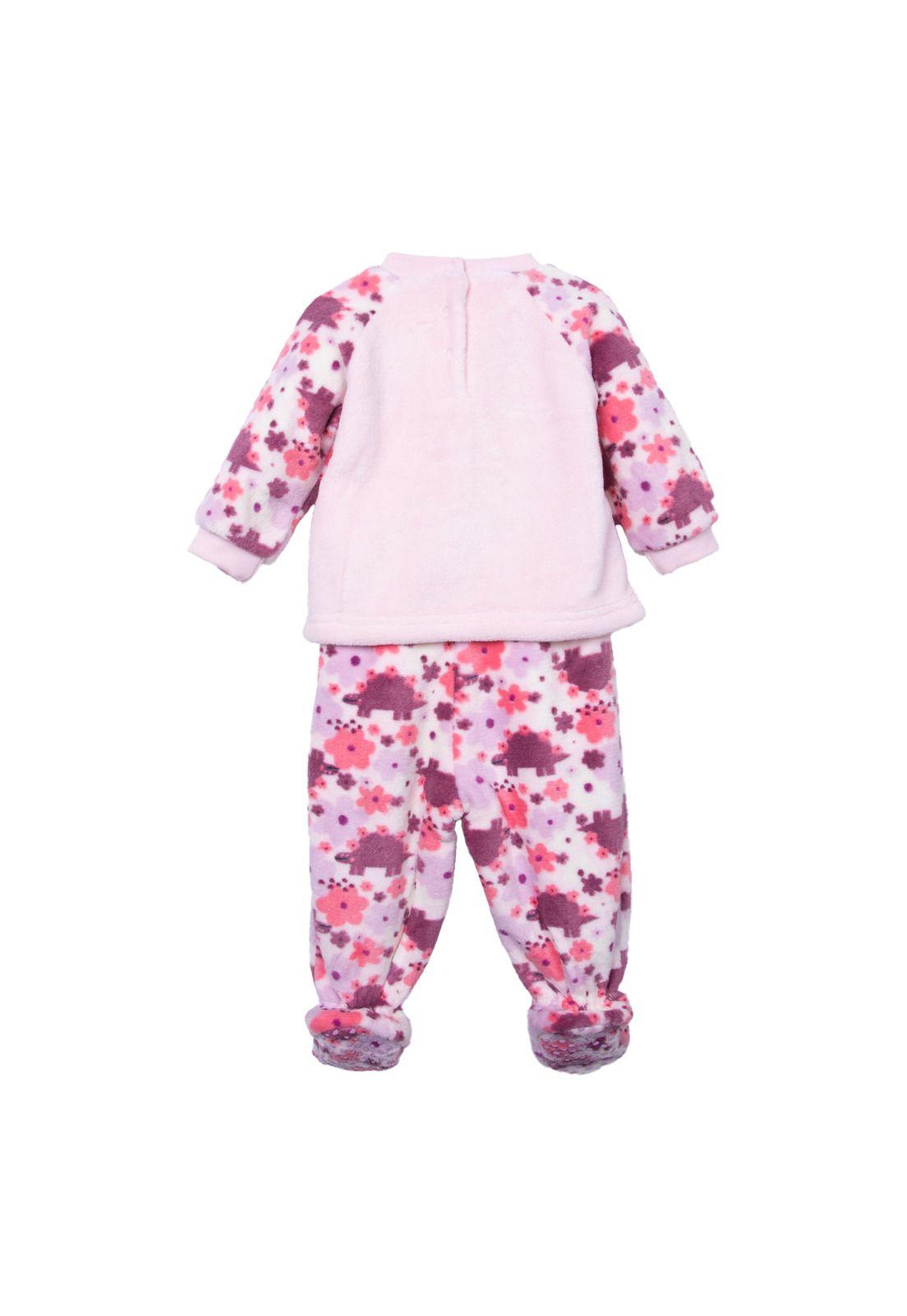 Pijama  Rosado Niña Pillin (PVD410-26LIL)-1