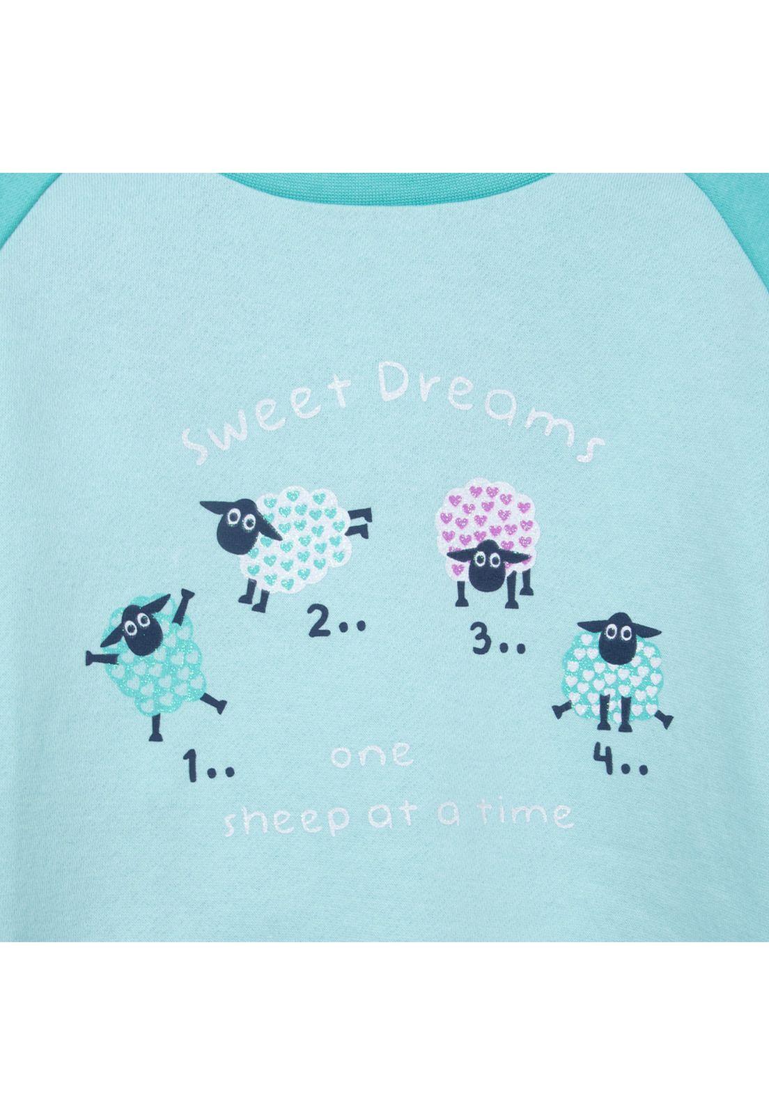 Pijama  Azul Niña Pillin (PVD408-26AQU)-3