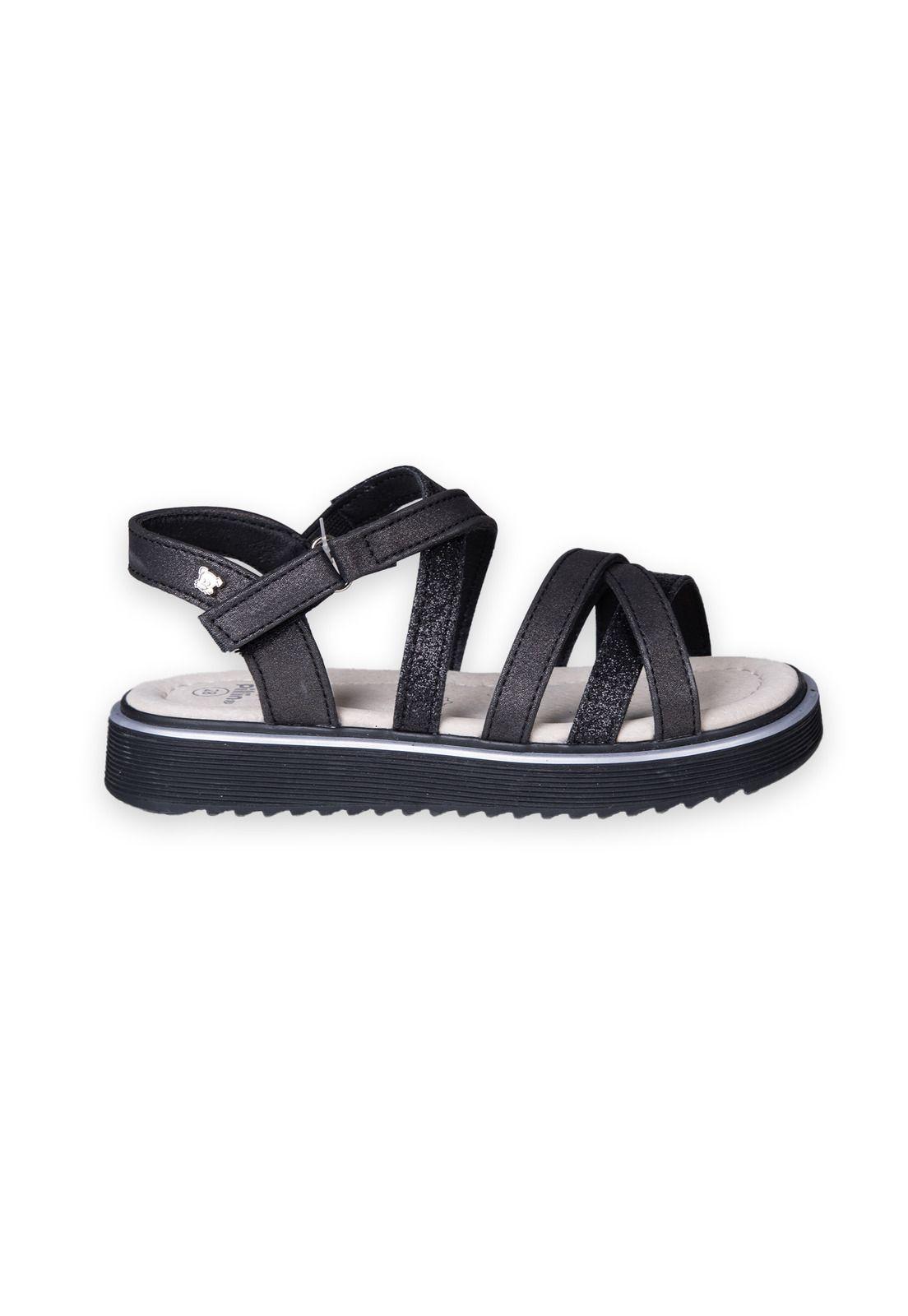 Sandalias Niña Negro Pillin (PZC406-25NEG )-1