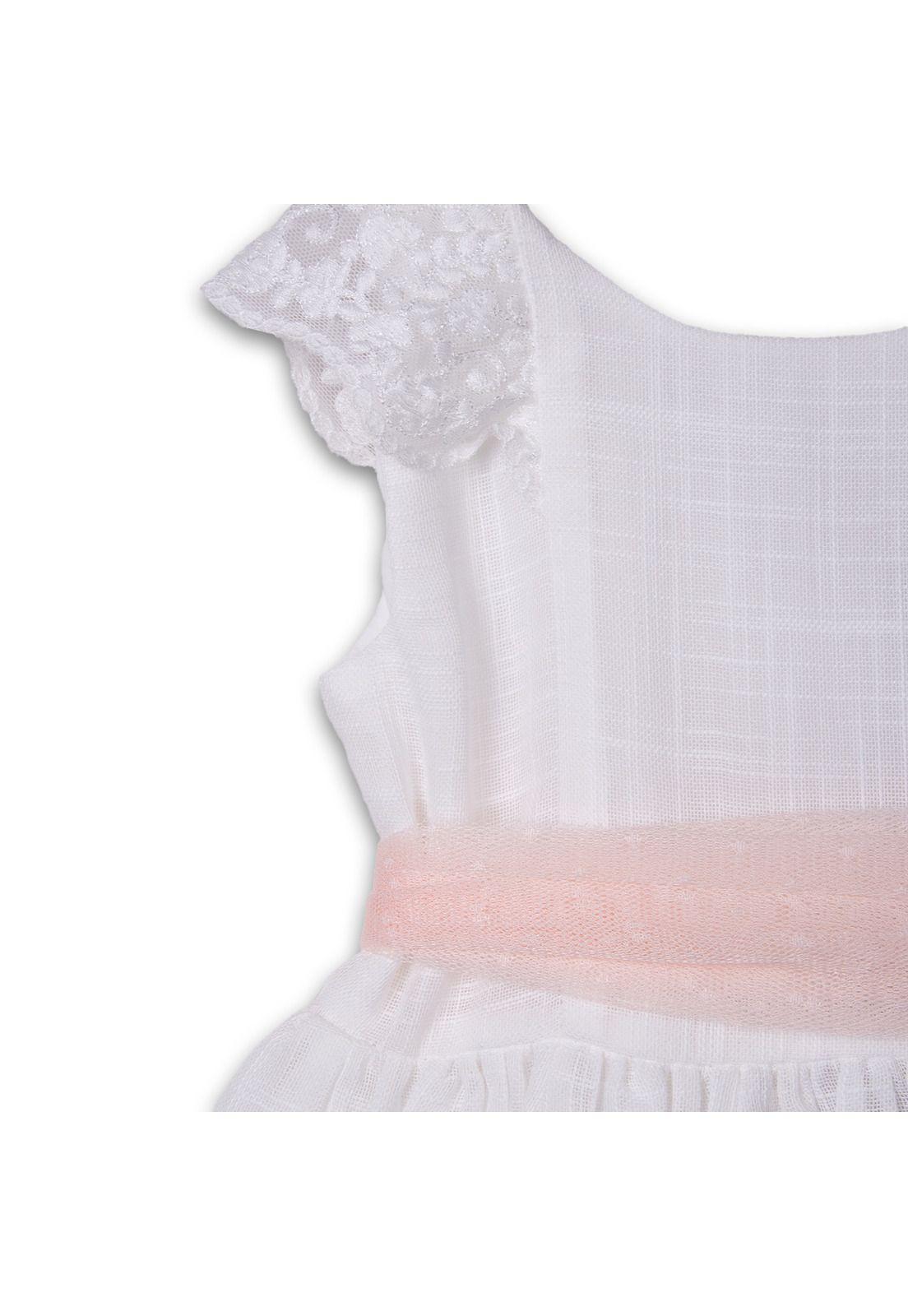 Vestido  Niña Blanco Pillin (PVC846-25BCO)-2