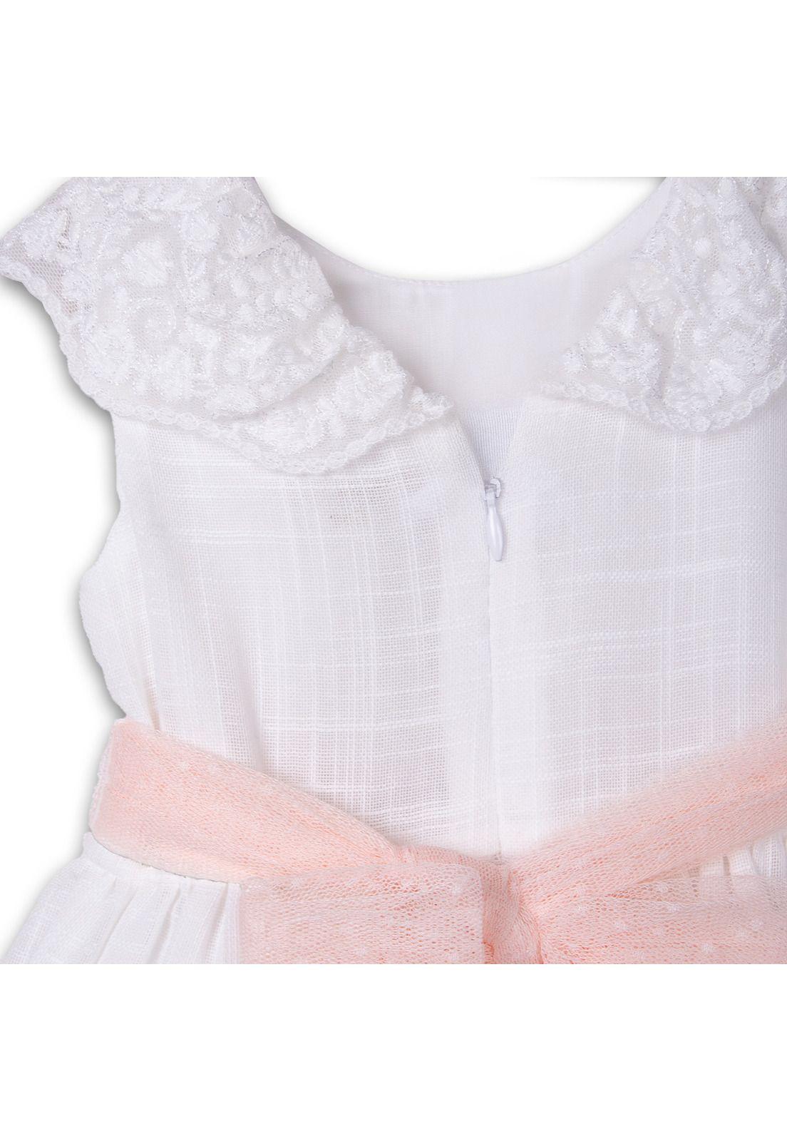 Vestido  Niña Blanco Pillin (PVC846-25BCO)-3
