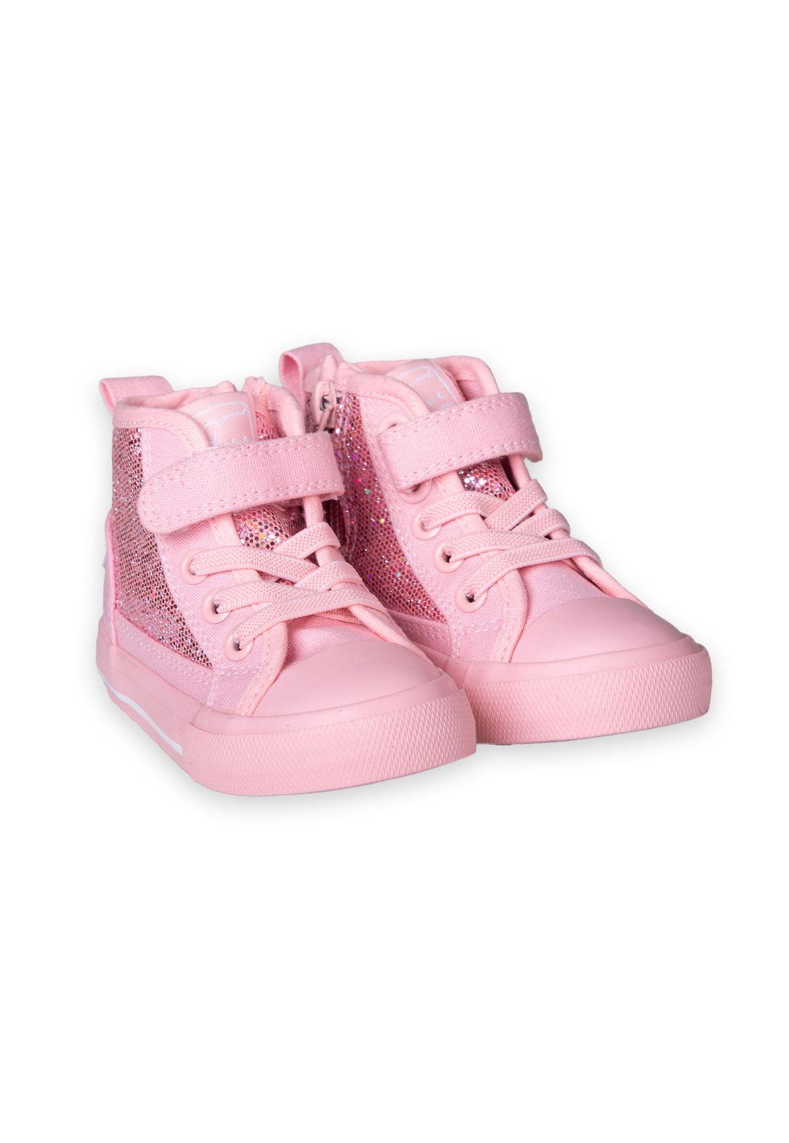 Zapatillas Bebé Niña Rosado Pillin (PZC502-25ROS )-0