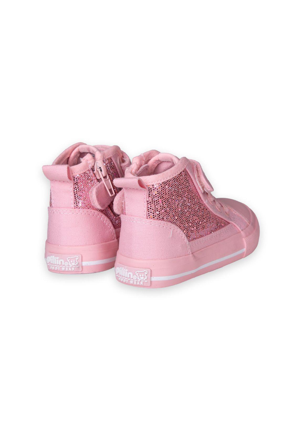 Zapatillas Bebé Niña Rosado Pillin (PZC502-25ROS )-2
