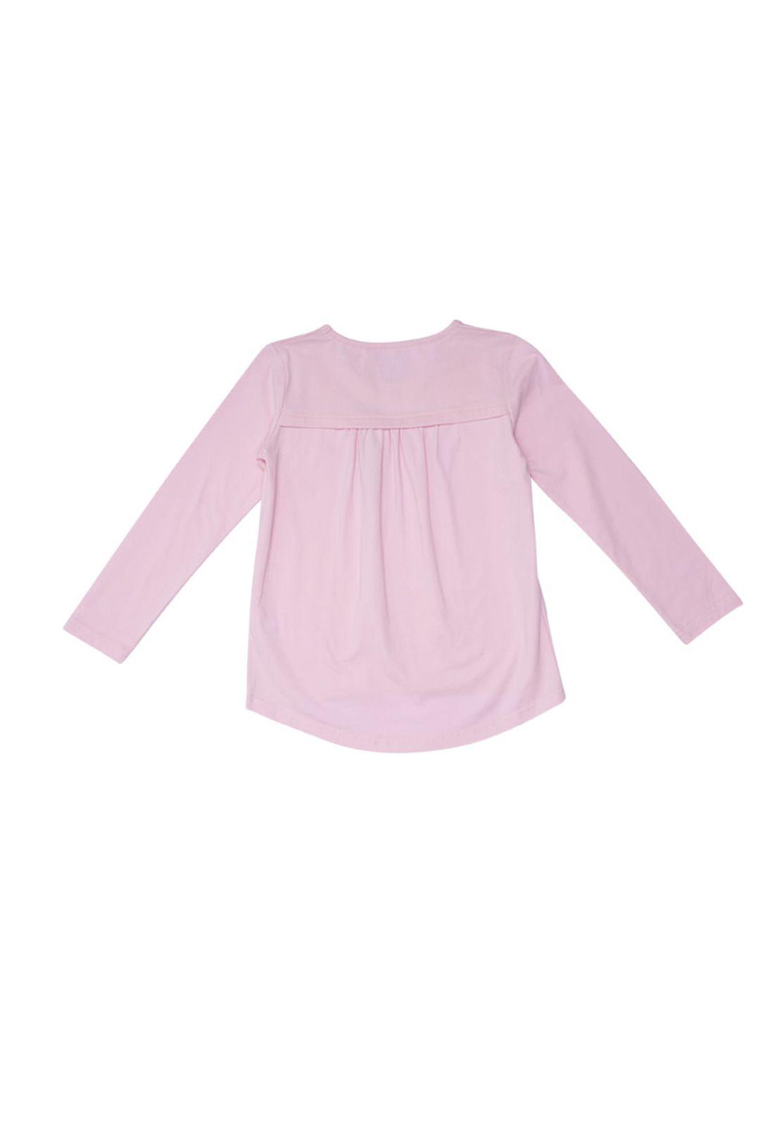 Polera Manga Larga Niña Lila Pillin-2